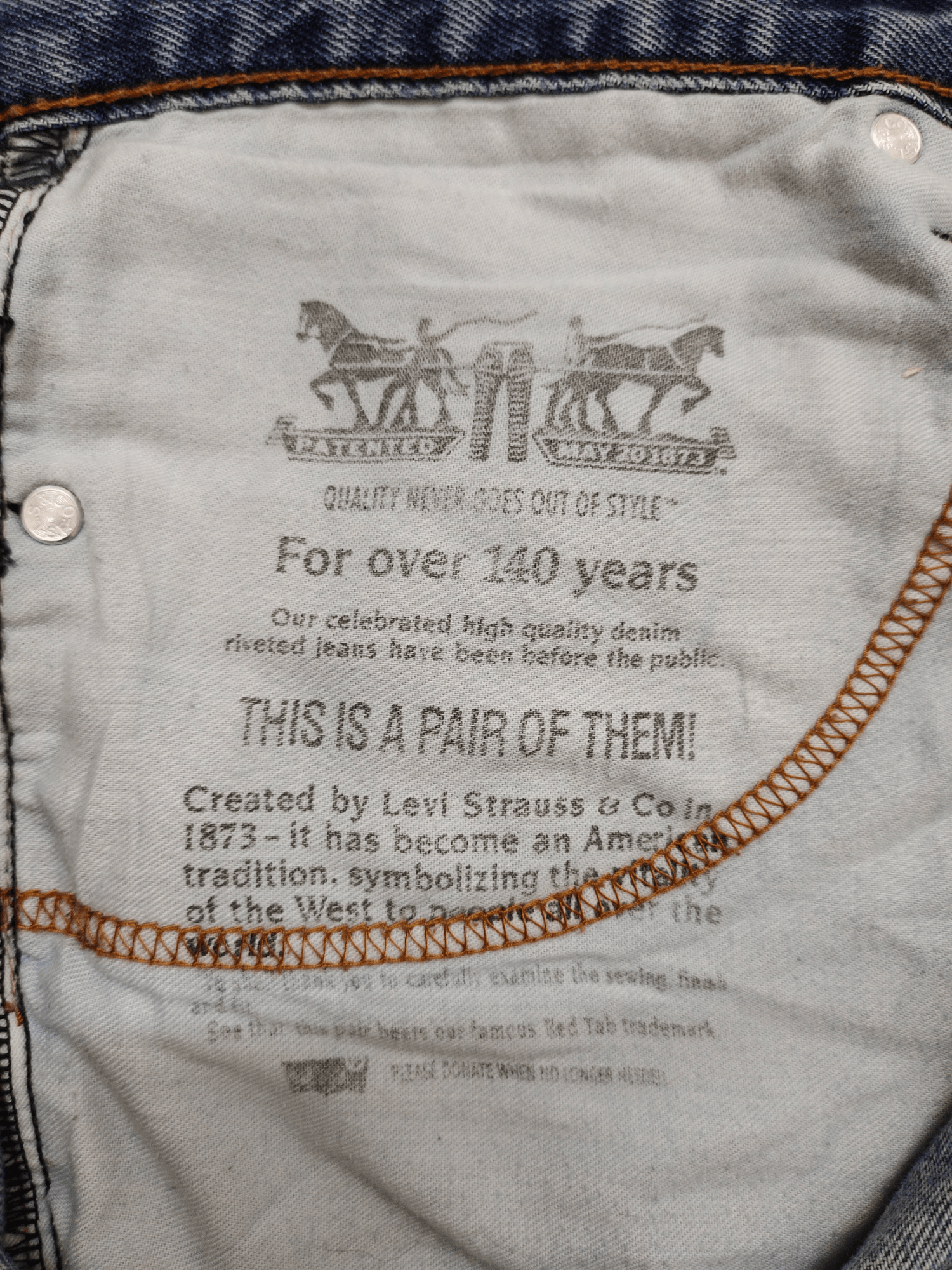 Levi's Vintage Clothing Vintage Y2k Levis 505 Distress Destroy Knee Sand Wash Jeans Size US 31 - 20 Thumbnail
