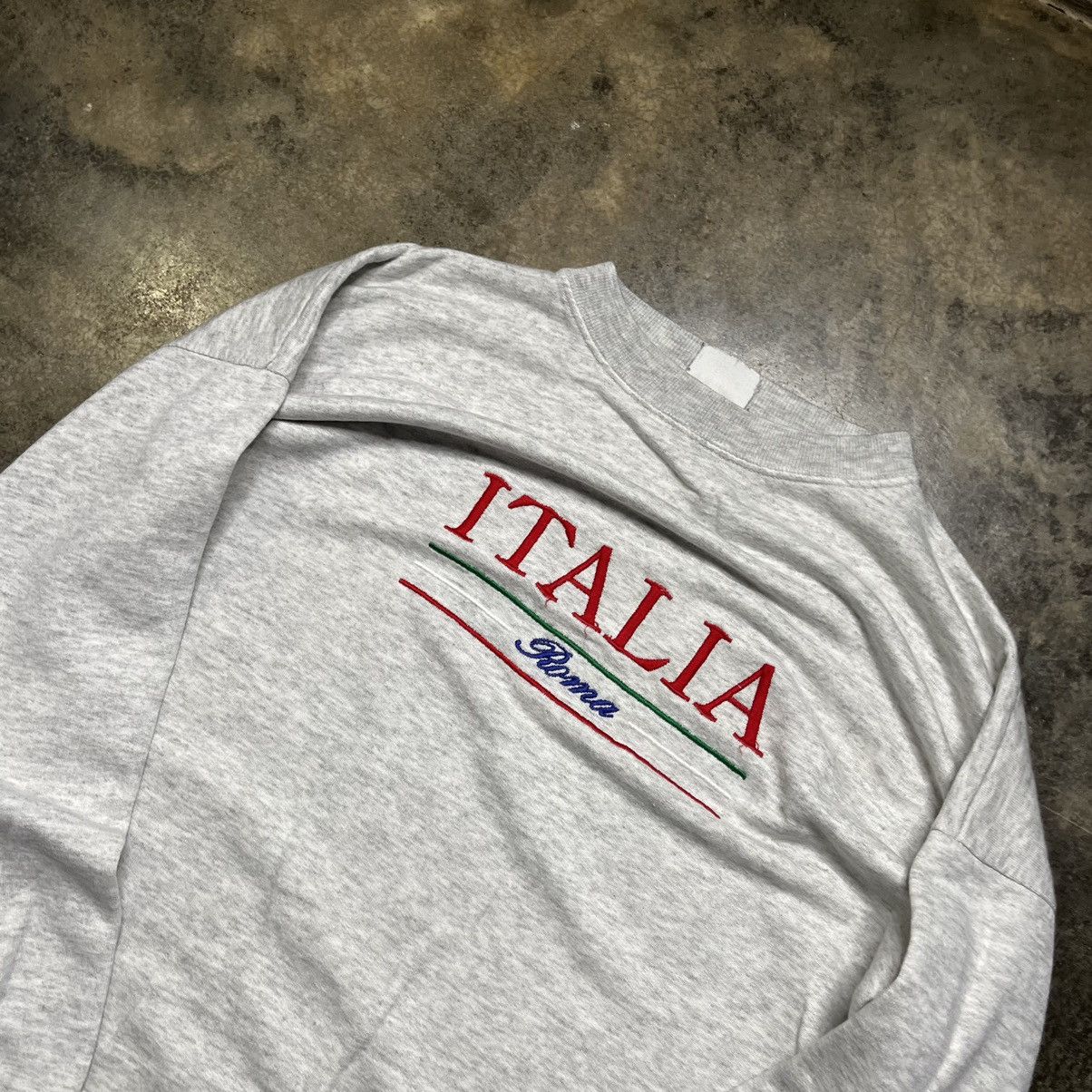 Vintage vintage rome italy roma italia crop sweatshirt Size US L / EU 52-54 / 3 - 5 Thumbnail
