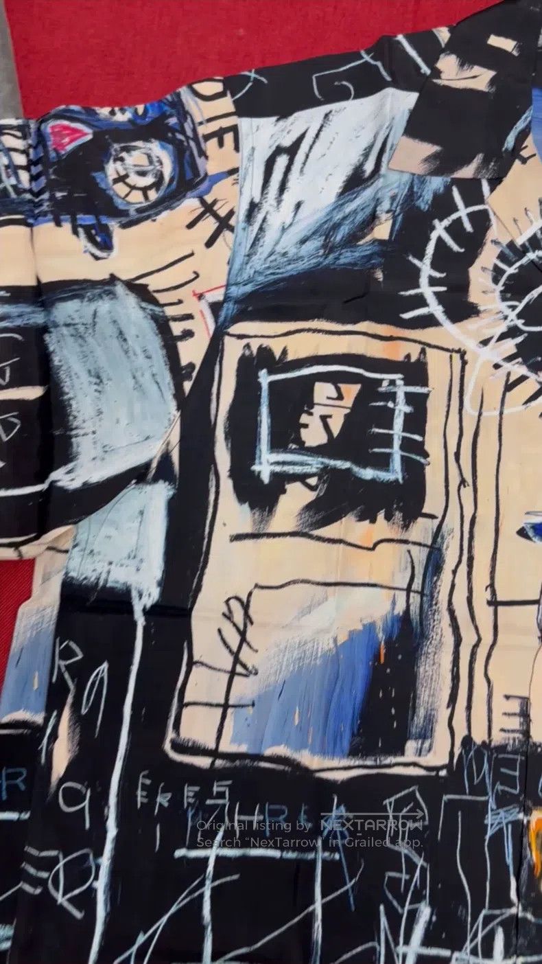 Wacko Maria Wacko Maria Basquiat Artificial Silk Hawaiian Short Sleeve Size US M / EU 48-50 / 2 - 1 Thumbnail