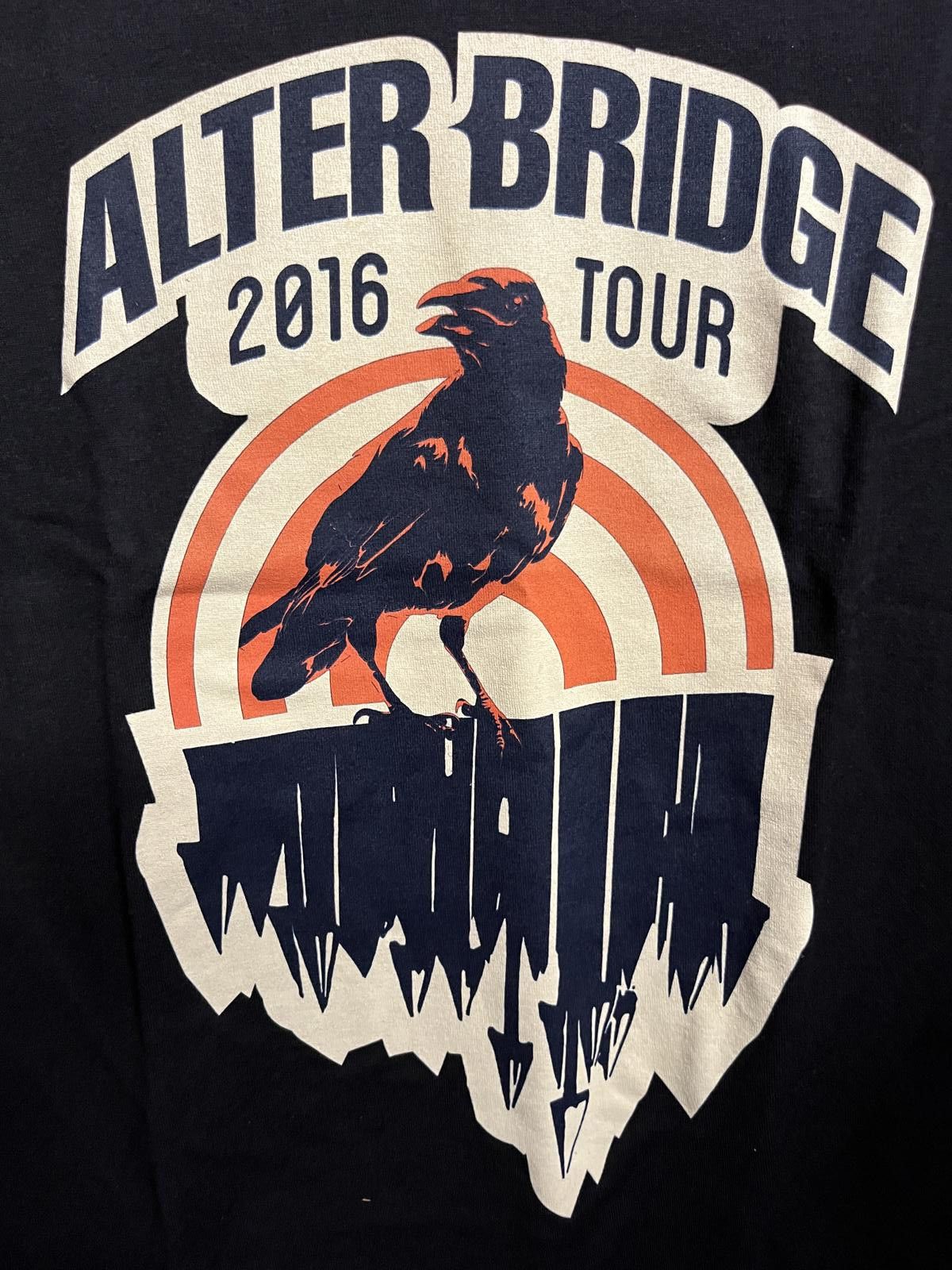 Designer Alter Bridge Band Tee -Alter Bridge Tour 2016 T-shirt Crow M Size US M / EU 48-50 / 2 - 2 Thumbnail