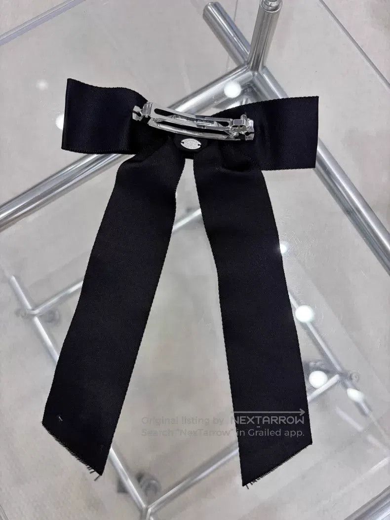Chanel Chanel Long ribbon bow hair clip Size ONE SIZE - 2 Thumbnail