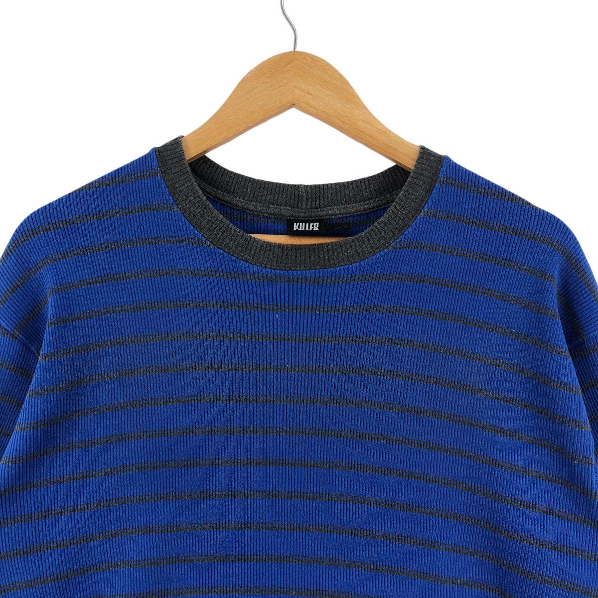 Japanese Brand × Vintage Vintage KILLER LOOP Tee Shirt Stripes Ski Size US M / EU 48-50 / 2 - 2 Thumbnail