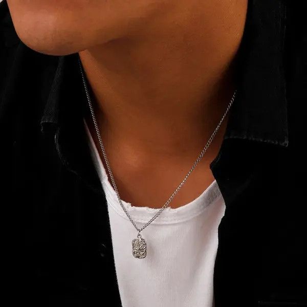 Jewelry Atsuko x Kato Simple Embossed Star Square Pendant Size ONE SIZE - 2 Thumbnail