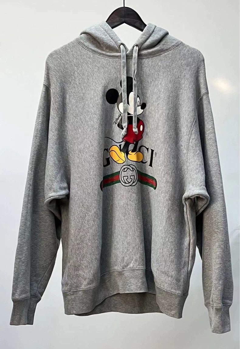 Gucci GUCCI Disney Mickey Mouse Hoodie Sweatshirt- DMC Size US L / EU 52-54 / 3 - 1 Thumbnail