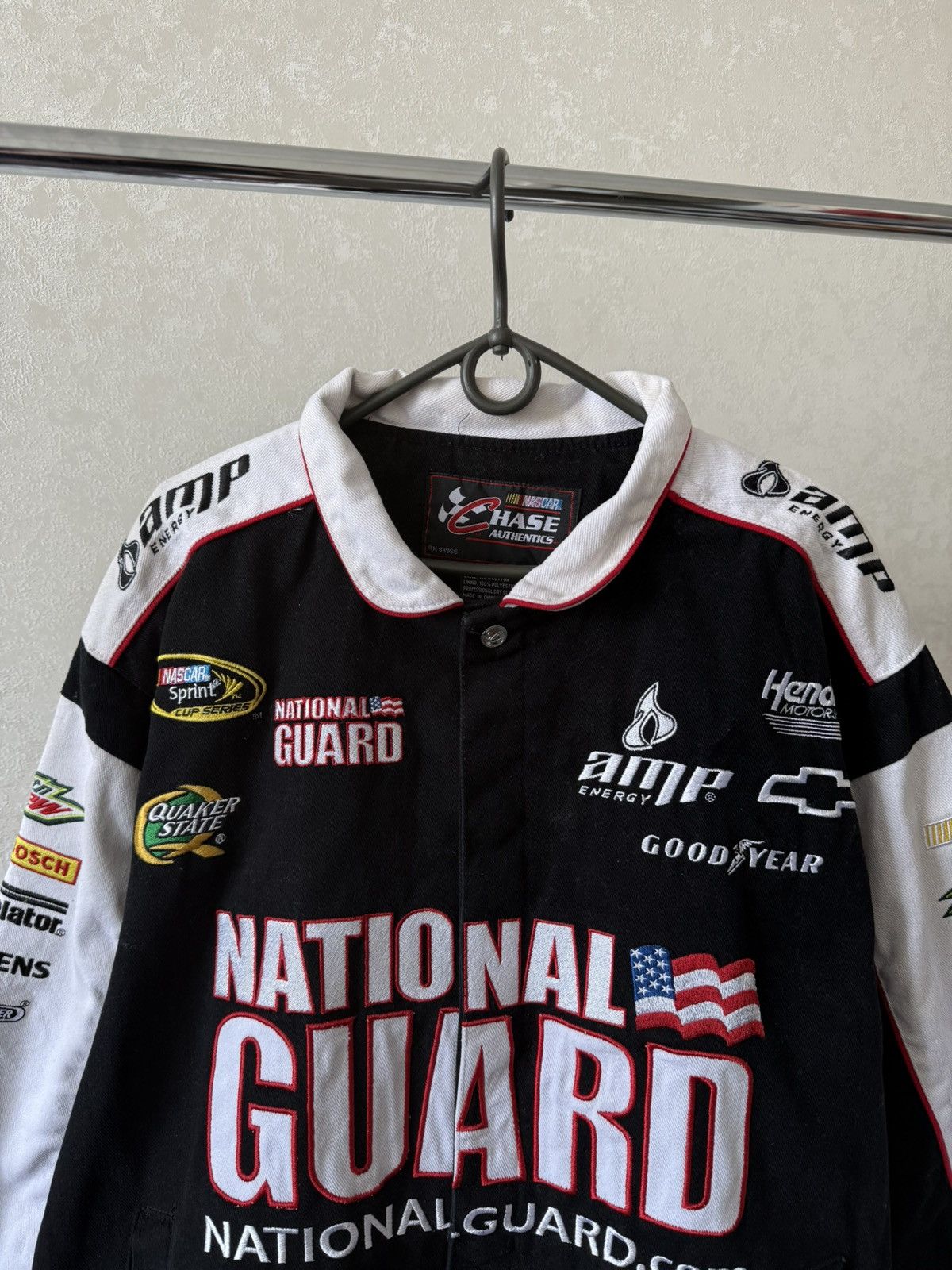 NASCAR Dale Earnhardt NASCAR Racing Jacket National Guard Chevrolet Size US M / EU 48-50 / 2 - 3 Thumbnail