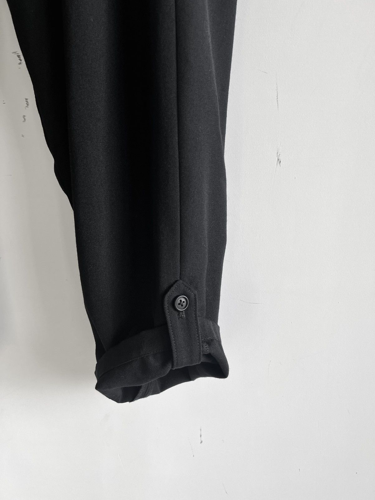 Yohji Yamamoto Yohji Yamamoto Pour Homme - Wool Gabardine 2TUCKS TAB PANTS Size US 32 / EU 48 - 5 Thumbnail