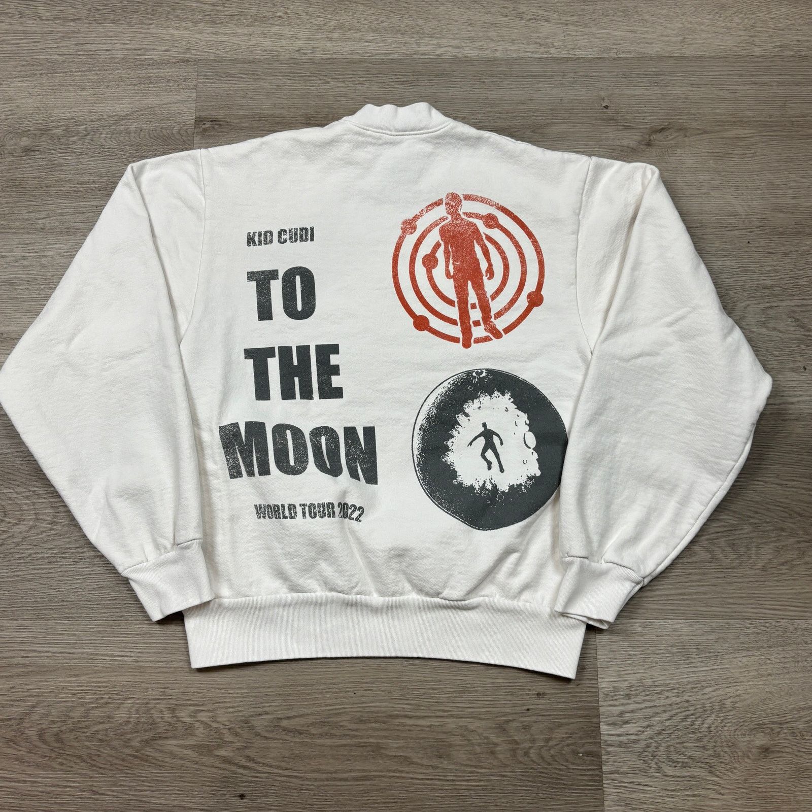 Band Tees × Kid Cudi Kid Cudi To The Moon World Tour 22 NASA Sweatshirt Men's S Size US S / EU 44-46 / 1 - 3 Thumbnail