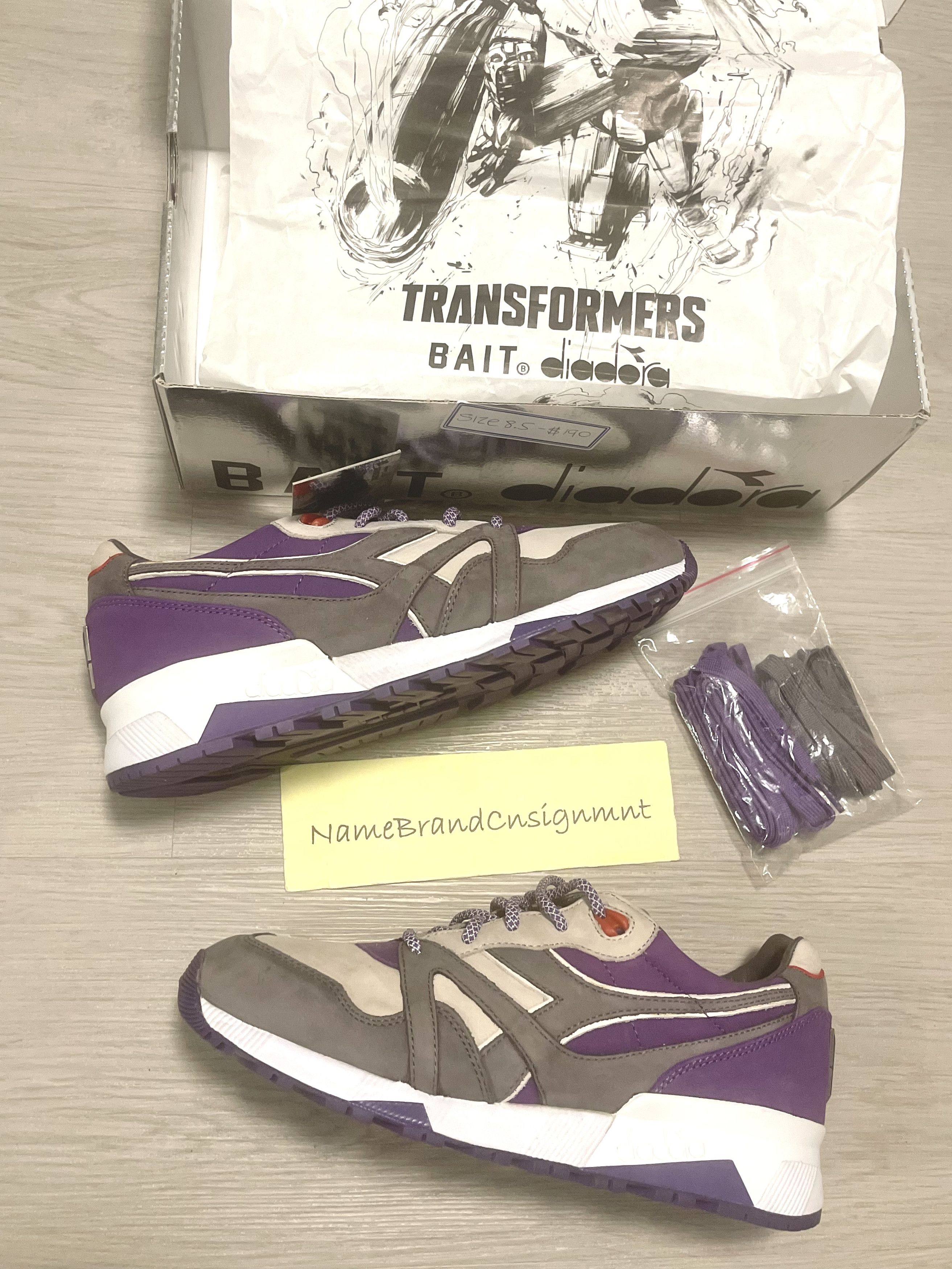 Diadora Diadora X Bait N9000 Megatron Size US 8.5 / EU 41-42 - 1 Thumbnail