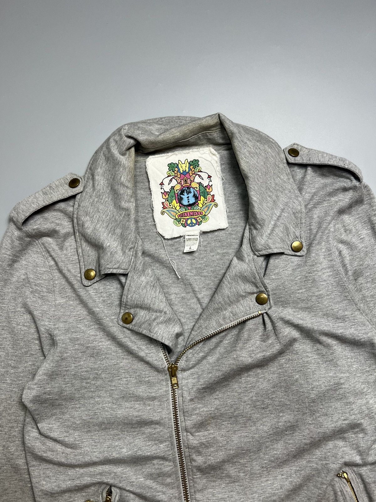 PHENOMENON 2000s Phenomenon Hippies Moto Jackets Size US L / EU 52-54 / 3 - 2 Thumbnail