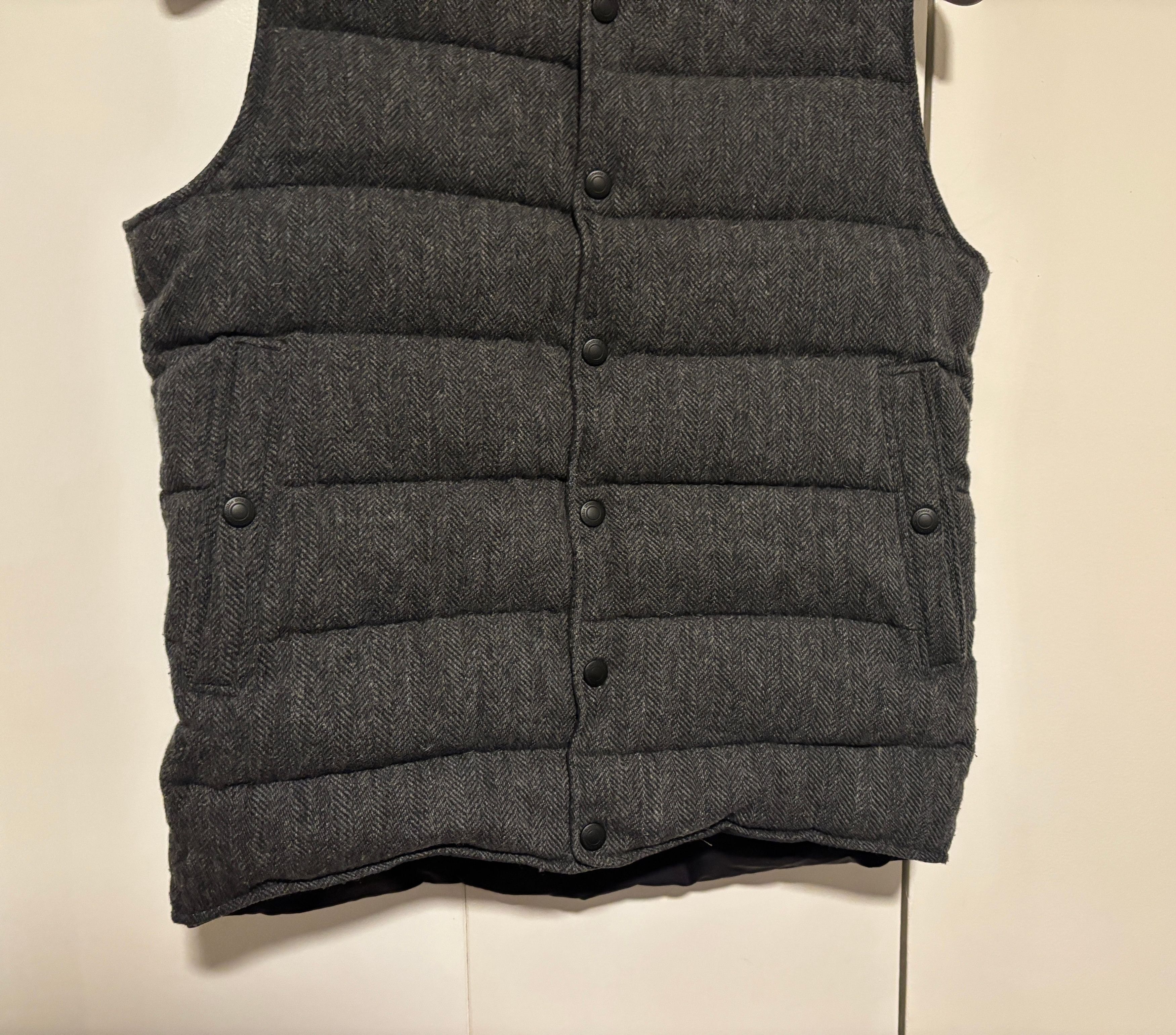 Nonnative Grey Snap Button Herringbone Wool Down Vest Size 1 Size US S / EU 44-46 / 1 - 12 Thumbnail