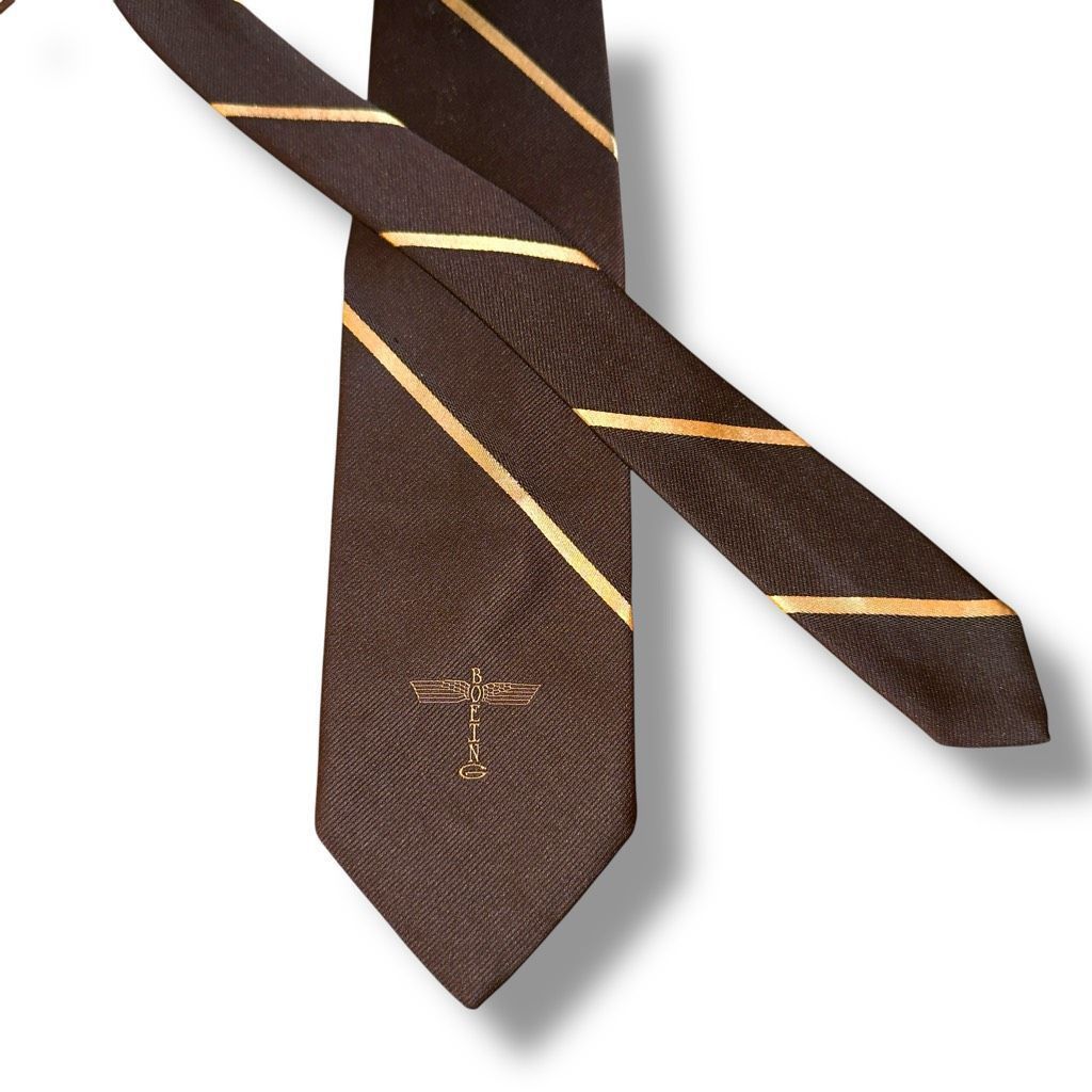 Givenchy 70s Givenchy for Boeing Pilots Handmade Silk Tie Size ONE SIZE - 1 Thumbnail
