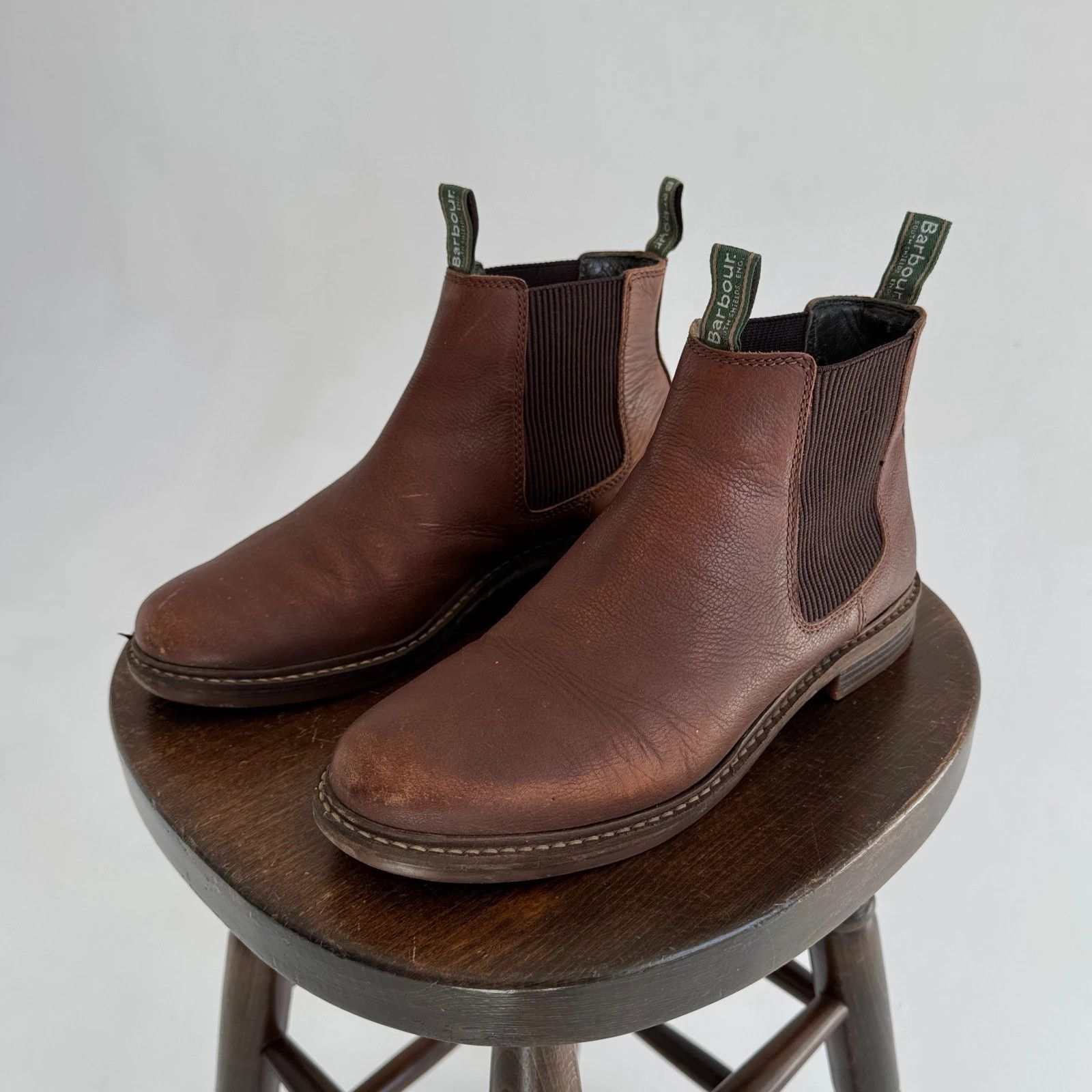 Barbour Barbour Real Leather Preppy Classic Chelsea Boots Size US 8 / EU 41 - 9 Thumbnail