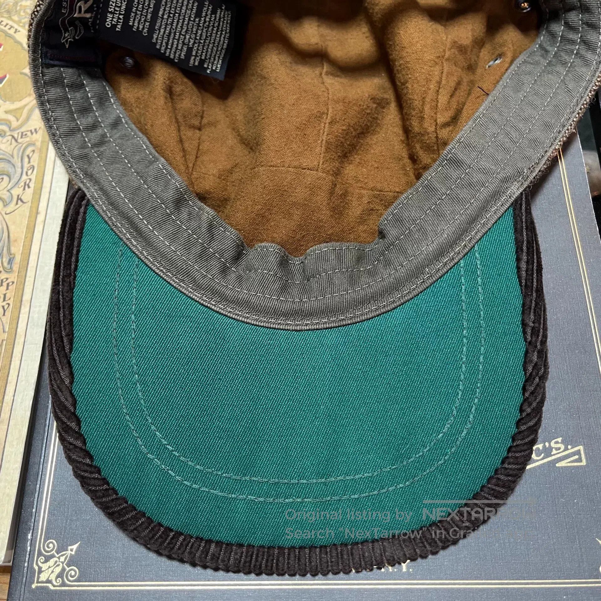 RRL Ralph Lauren brown corduroy duckbill cap by RRL. Size ONE SIZE - 8 Thumbnail