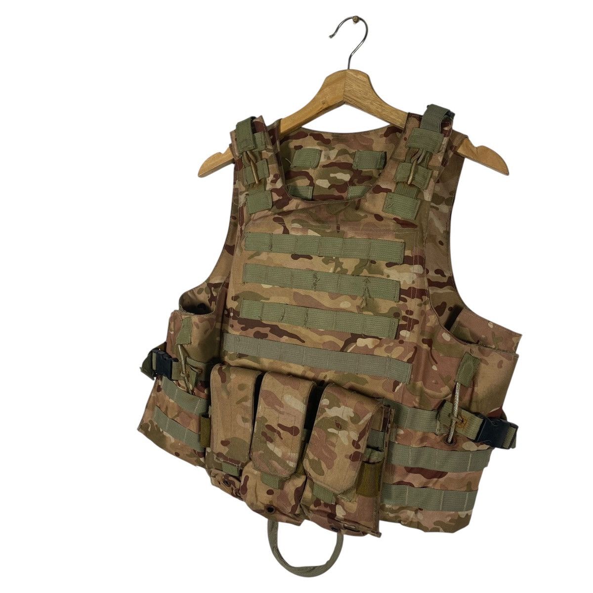 Vintage Vintage Camo Tactical Vest Size 40R - 2 Thumbnail