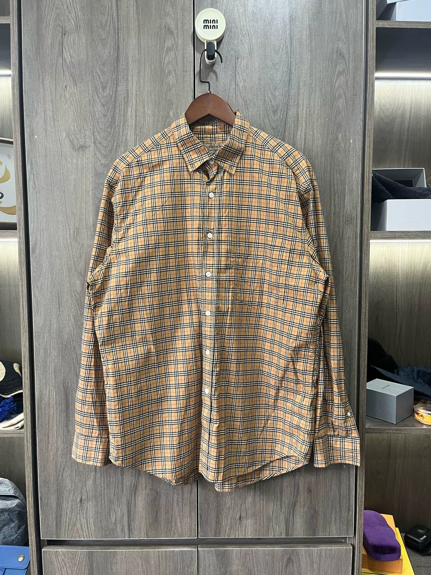 Burberry Burberry Check Shirt Size XL Size US XL / EU 56 / 4 - 1 Thumbnail