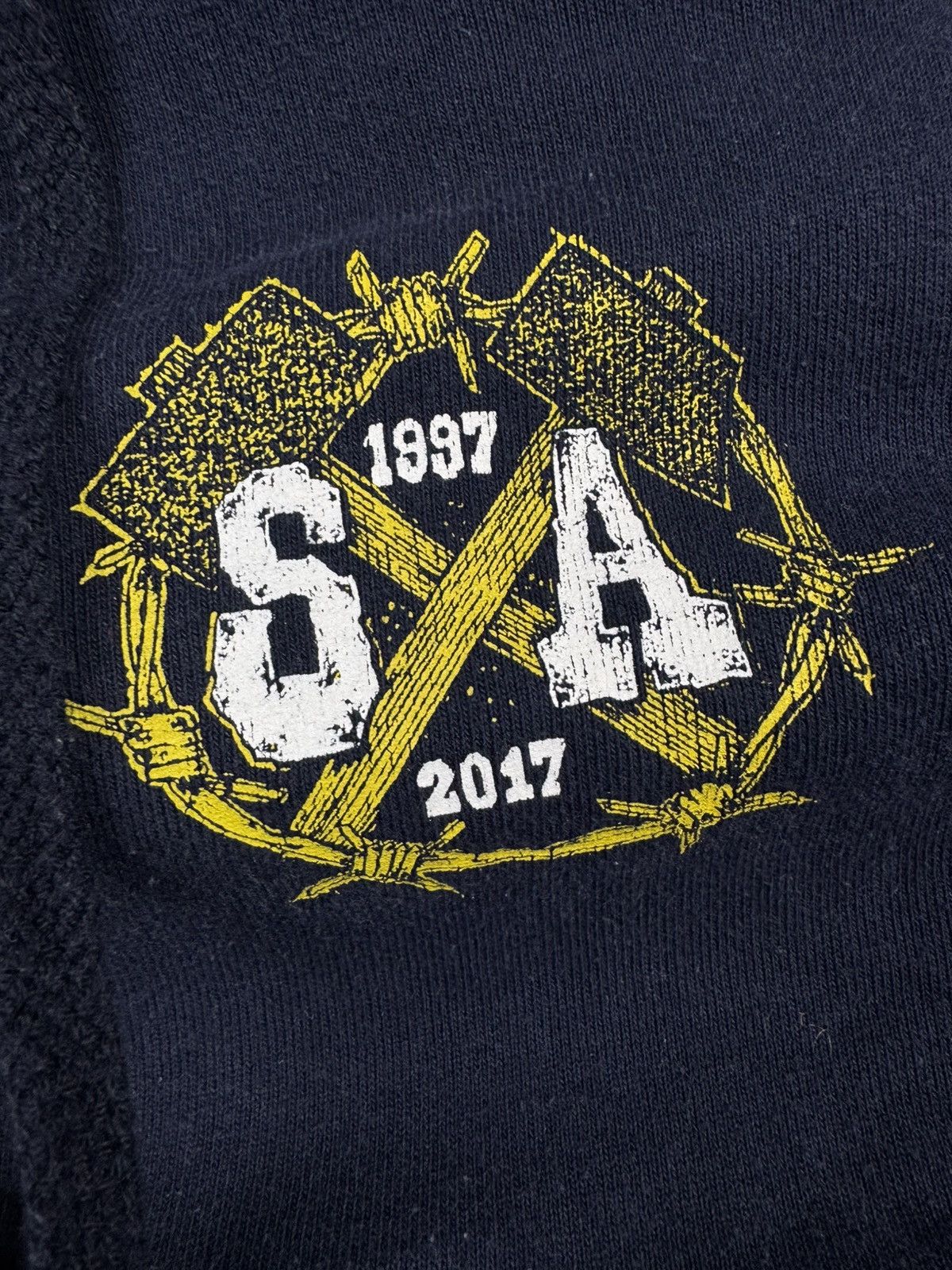 Band Tees × Vintage Vintage 00s Silesia Attack hard core punk castet zip hoodie Size US L / EU 52-54 / 3 - 8 Thumbnail