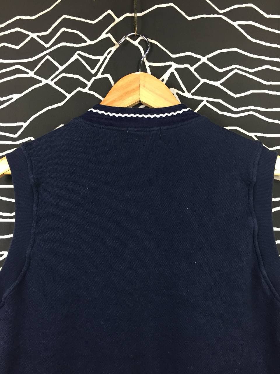 Sergio Tacchini Vtg Sergio Tacchini Casual Knitted Vest Size US L / EU 52-54 / 3 - 8 Thumbnail