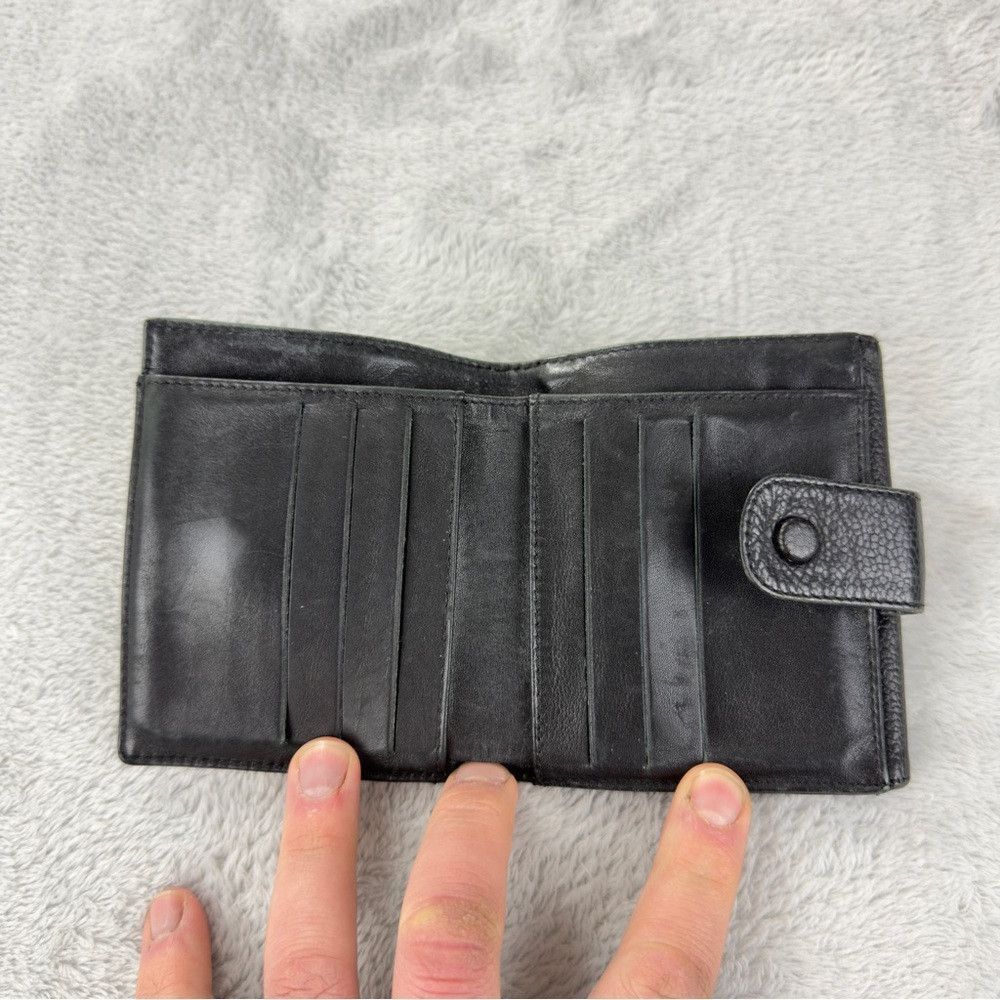 Chanel Chanel CC Logo Grained Calfskin Leather Bifold Black Wallet Size ONE SIZE - 8 Thumbnail