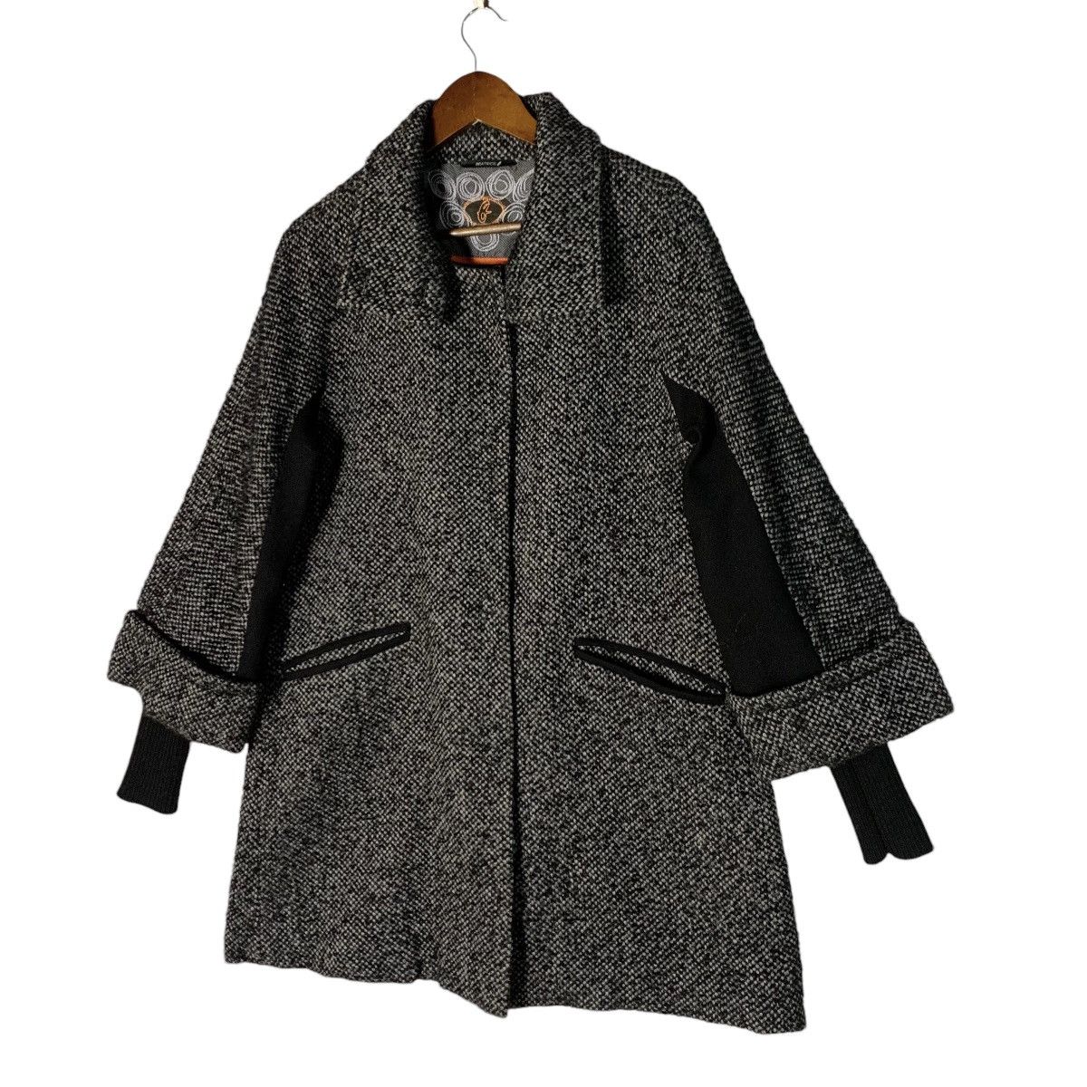 Vintage Beatrice B Italian Designer Long Coat Size M