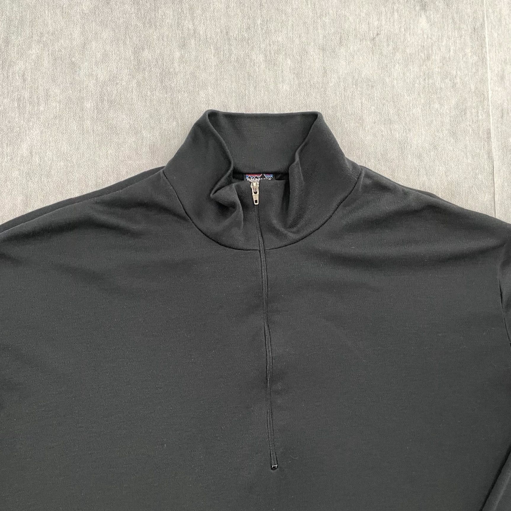 Patagonia VINTAGE Patagonia Sweater Adult Large Black Capilene ¼ Zip Pullover USA Mens L Size US L / EU 52-54 / 3 - 3 Thumbnail