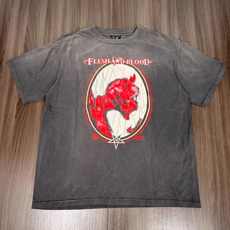 Saint Michael Saint Michael Cracked letter printing and washing to make Size US XL / EU 56 / 4 - 1 Thumbnail