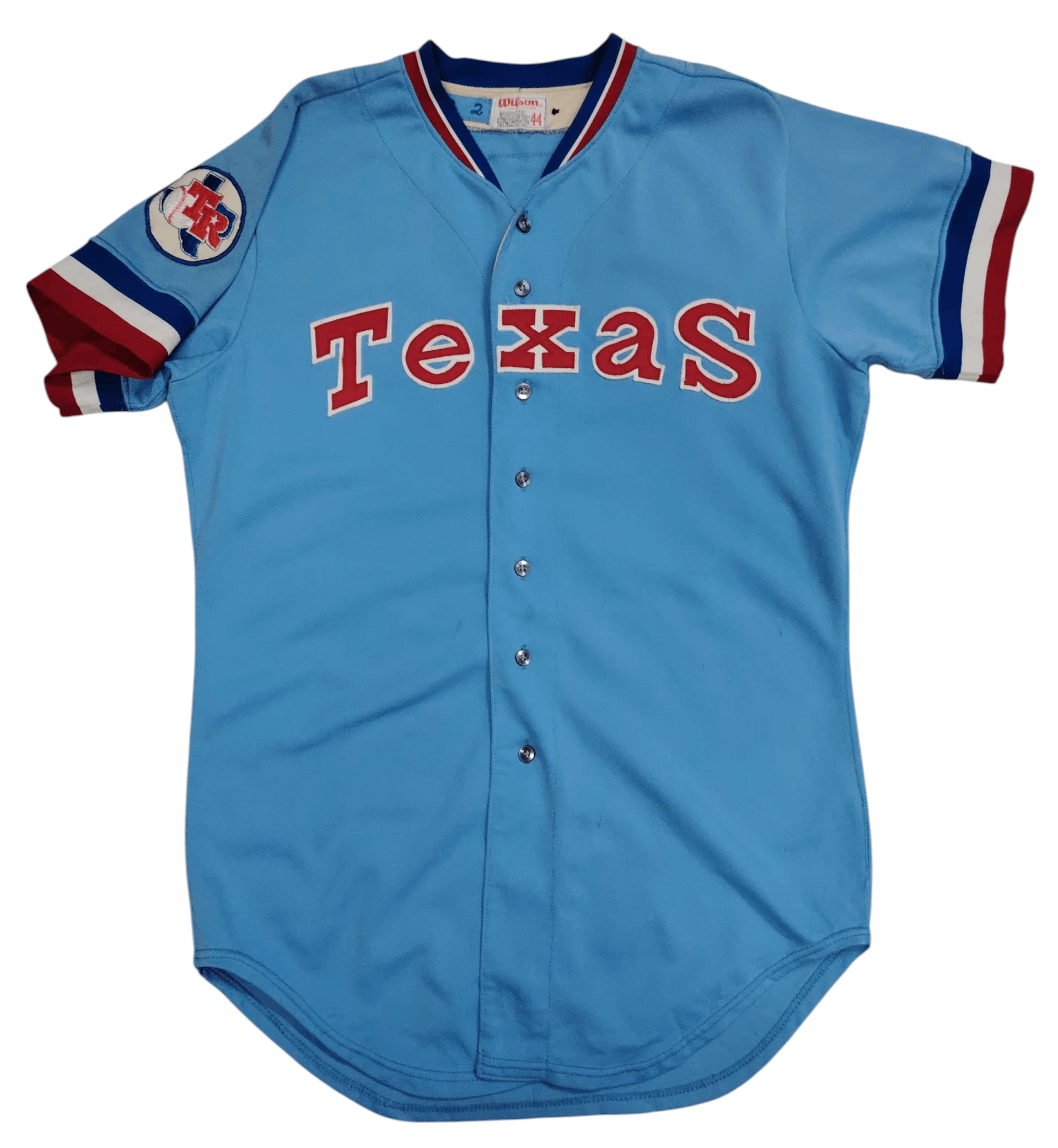 MLB Vintage 80s Texas Rangers Darwin Wilson MLB Jersey Size US L / EU 52-54 / 3 - 1 Thumbnail