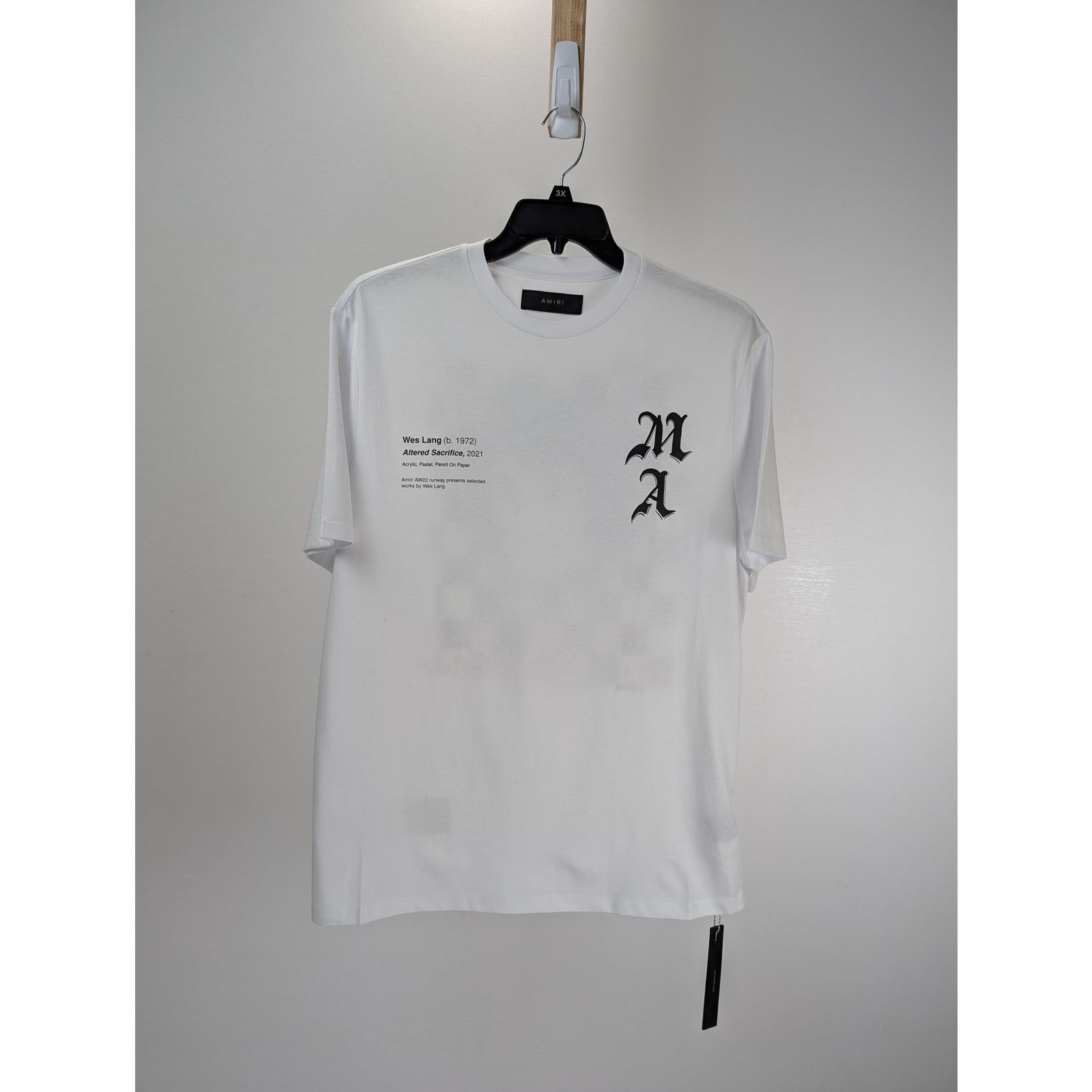 Amiri o1rshd1 Q:3 / Wes Lang Wes Lang Checker Skull Tee T-shirt Size US XL / EU 56 / 4 - 1 Thumbnail