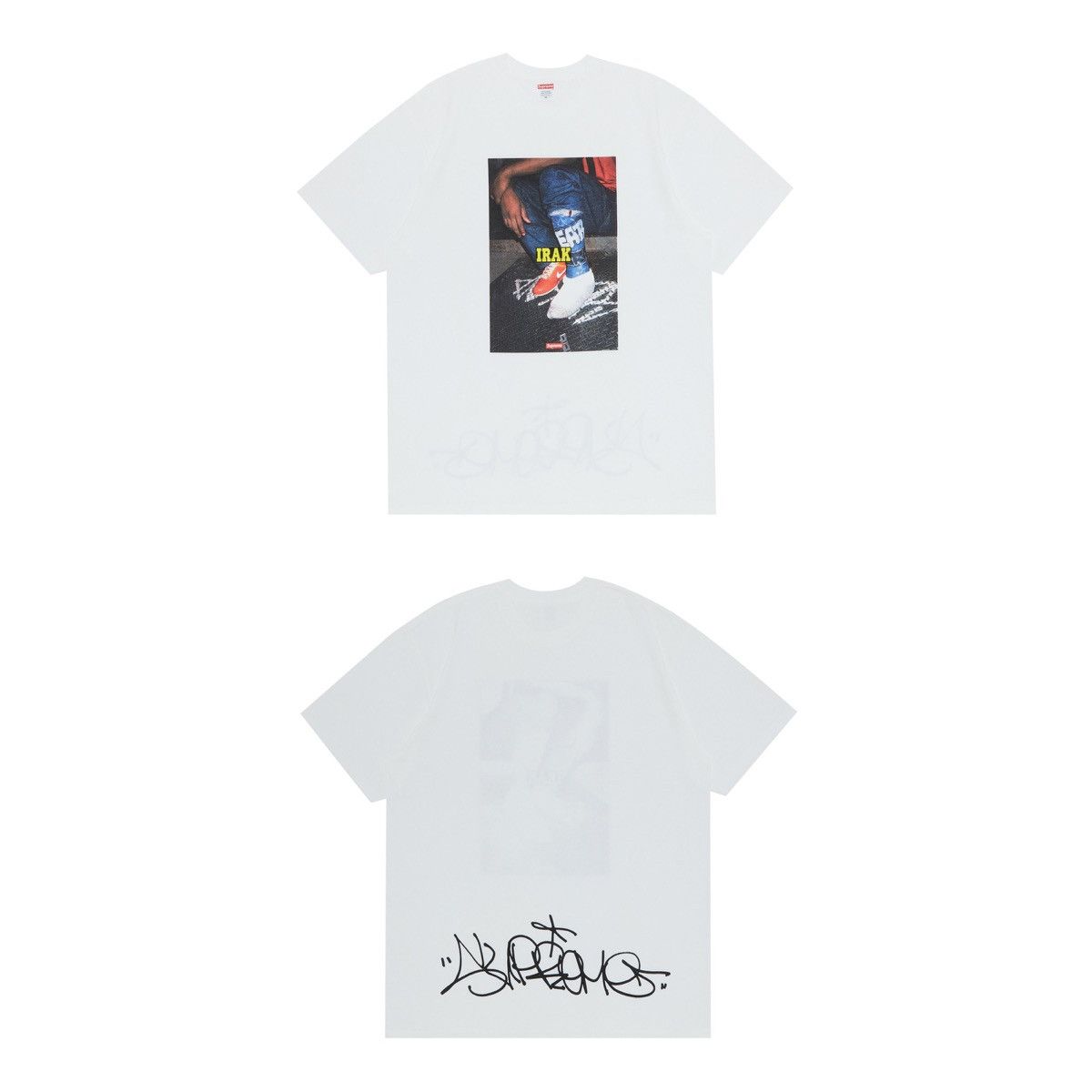 IRAK × Supreme FW22 Supreme x IRAK Cast Tee 'White' Size XL Size US XL / EU 56 / 4 - 11 Thumbnail
