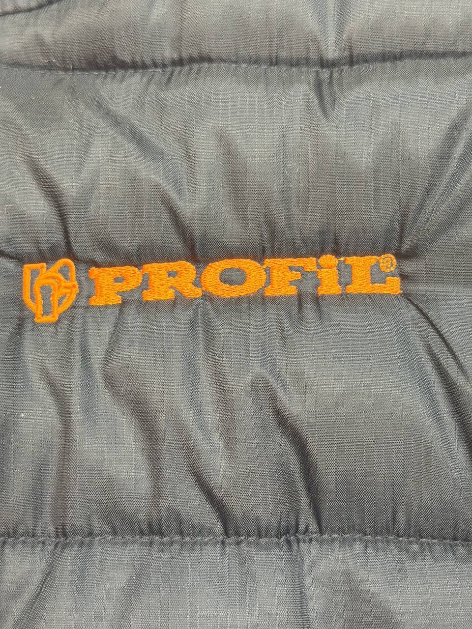 Vintage US BASIC Puffer Vest "PROFIL" Gilet Black Ripstop Size US L / EU 52-54 / 3 - 4 Thumbnail