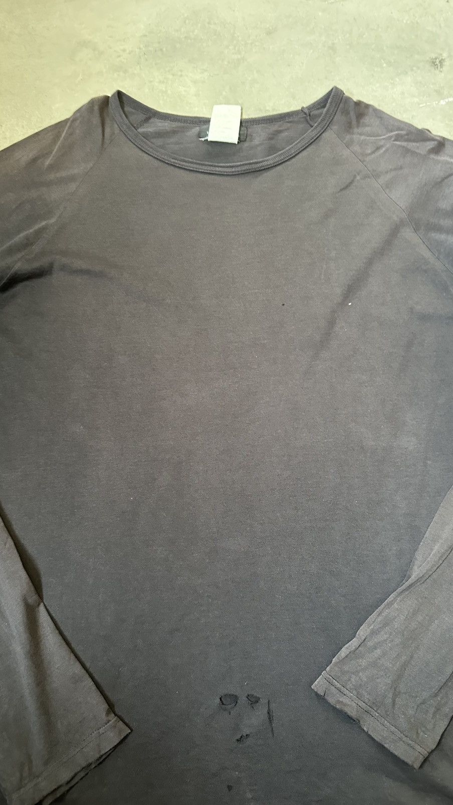 A.P.C. VINTAGE A.P.C. WELLWORN LONG SLEEVE TEE Size US M / EU 48-50 / 2 - 2 Thumbnail