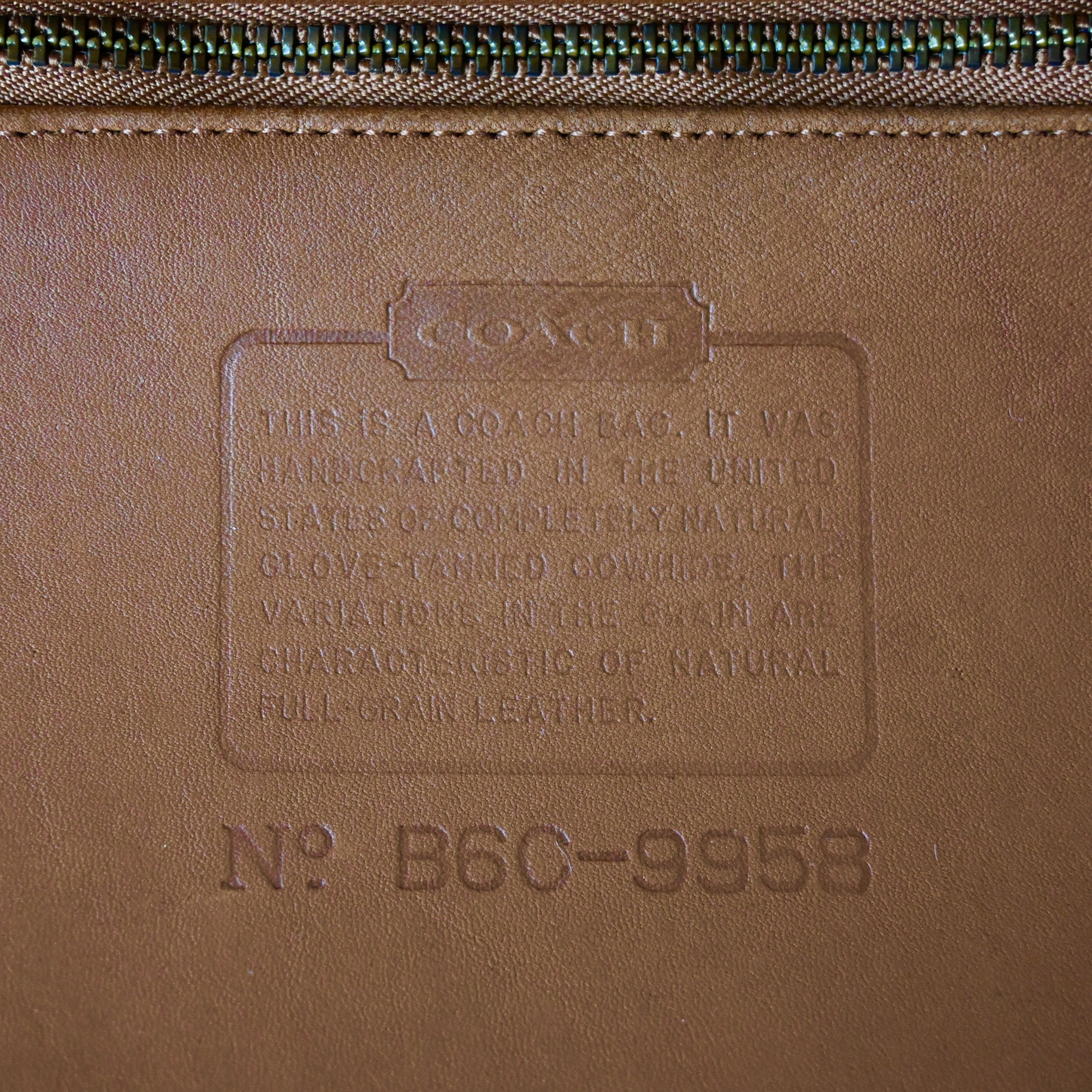 Coach Vintage COACH 9958 Pelham brown satchel, zip dome bag Size ONE SIZE - 12 Thumbnail
