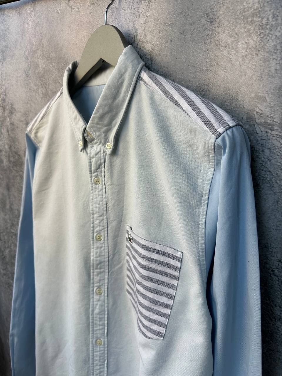 Lacoste Lacoste Live Button Up Shirt Pocket Long Sleeve Striped Size US L / EU 52-54 / 3 - 6 Thumbnail