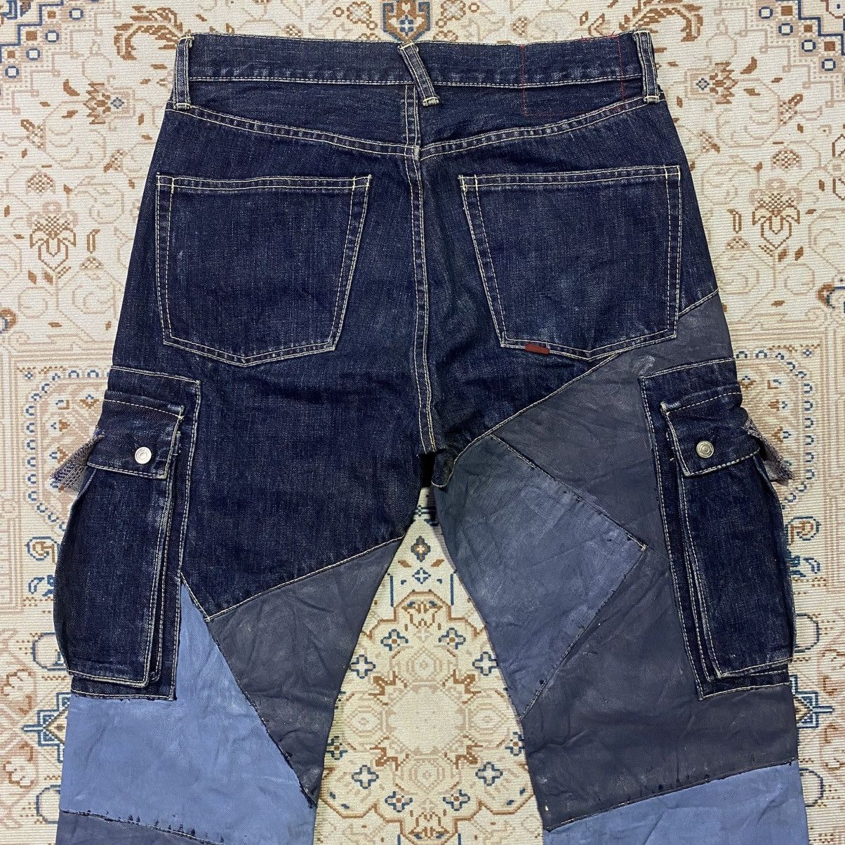 Japanese Brand BYEMRT PARIS FRANCE UNIQUE CARGO JEANS Size US 30 / EU 46 - 5 Thumbnail