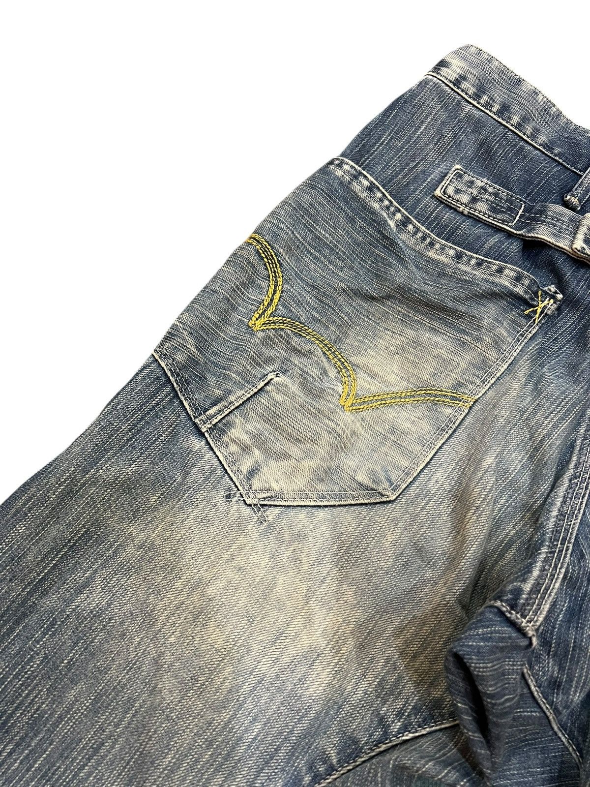 Edwin 💥Flare💥Edwin XV-Function Backle Back Faded Jean Size US 29 - 12 Thumbnail