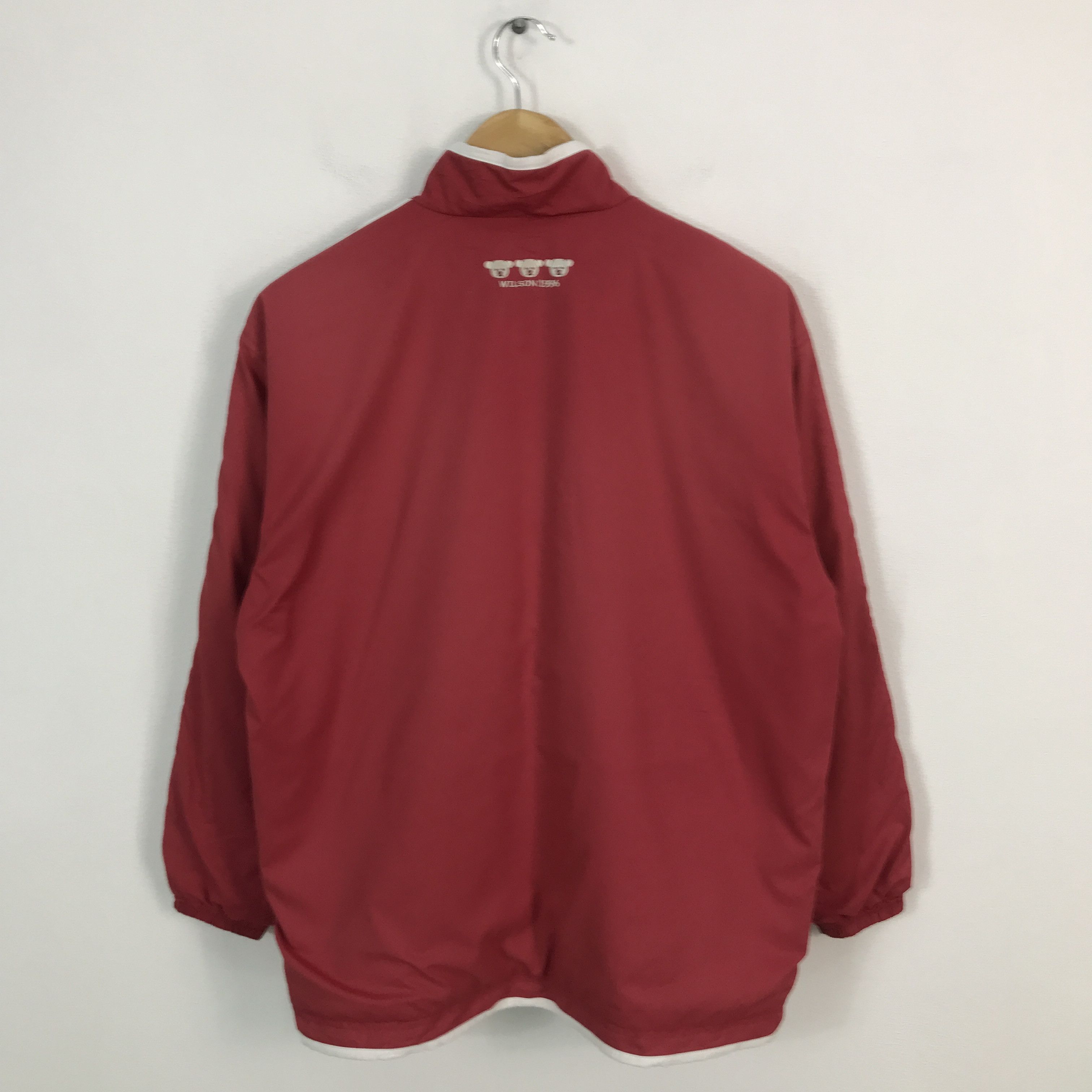 Vintage × Wilson wilson x bear windbreaker jacket Size US L / EU 52-54 / 3 - 2 Thumbnail