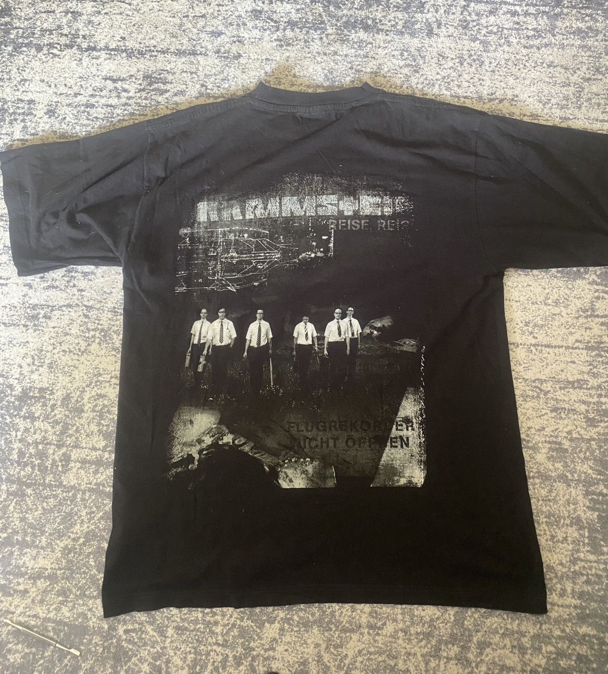 Band Tees Rammstein reise reise ultra rare fullprint vintage te 00s Size US L / EU 52-54 / 3 - 3 Thumbnail