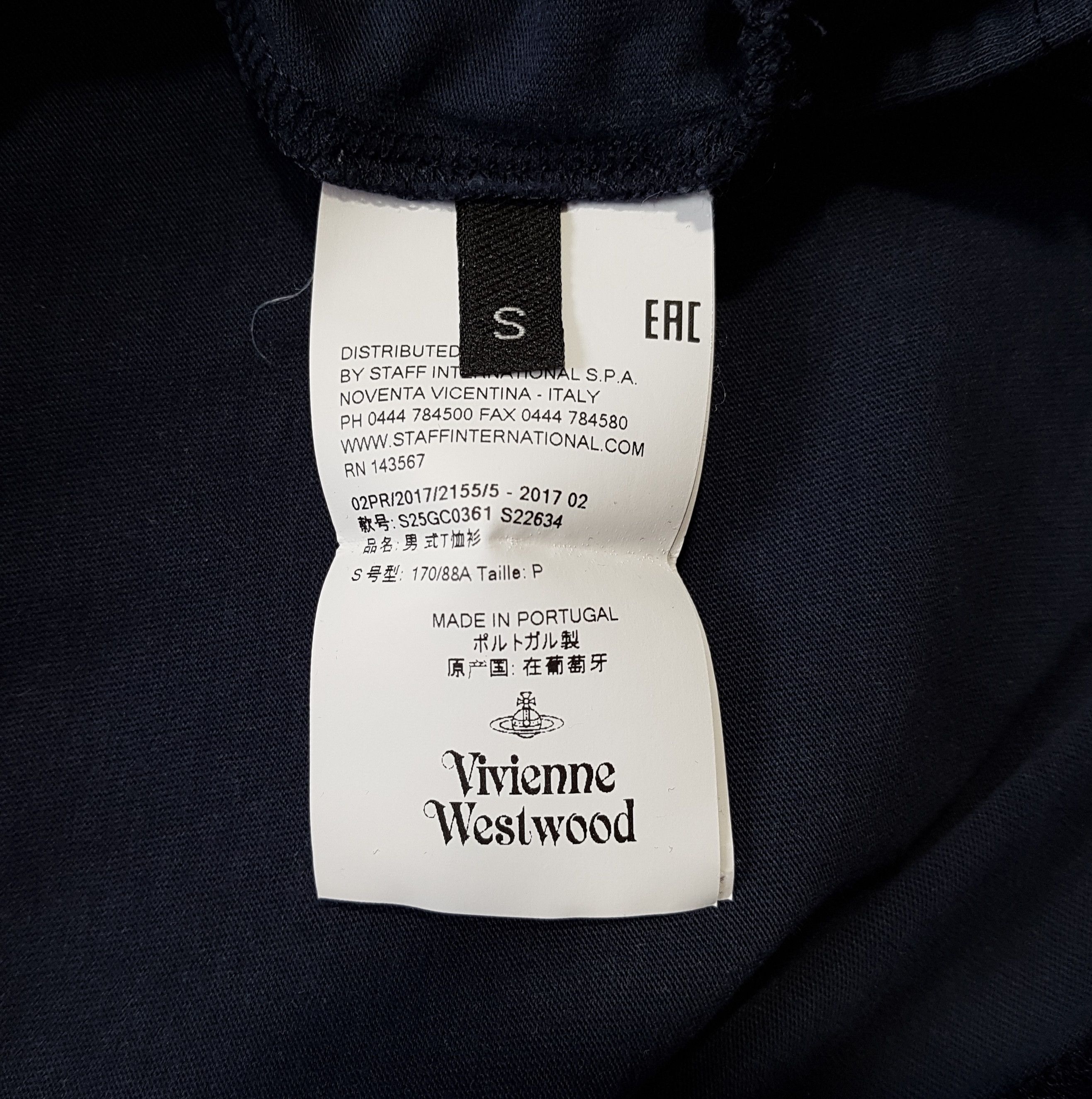 Vivienne Westwood Vivienne Westwood Orb Chest T Shirt sz S Size US S / EU 44-46 / 1 - 7 Thumbnail
