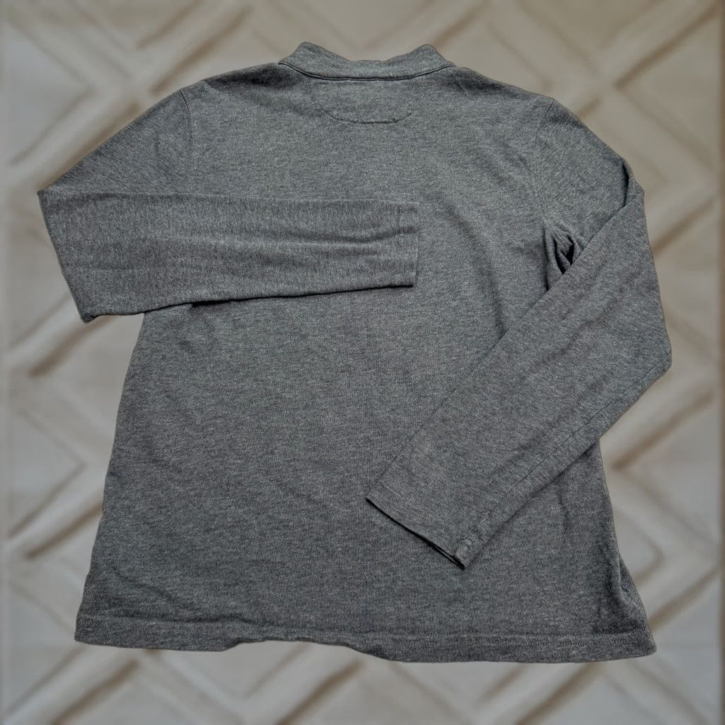 Faherty Faherty Sweatshirt Main Mens Medium Gray Cotton Modal 1/4 Zip Pullover Mock Neck Long Sleeve All Seasons Breathable Stretch Casual Winter Spring Fall Size US M / EU 48-50 / 2 - 1 Thumbnail