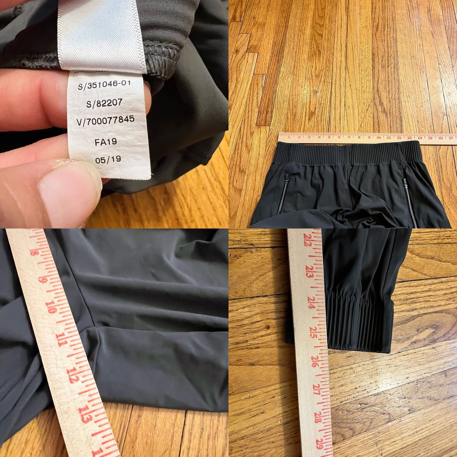Athleta VINTAGE? Astral Joggers Women S Gray Gren Elastic Waist Zip Pockets Athleta Cosmic Joggers Womens Small Gray Gren Elastic Waist Zip Pockets Size 28" / US 6 / IT 42 - 8 Thumbnail