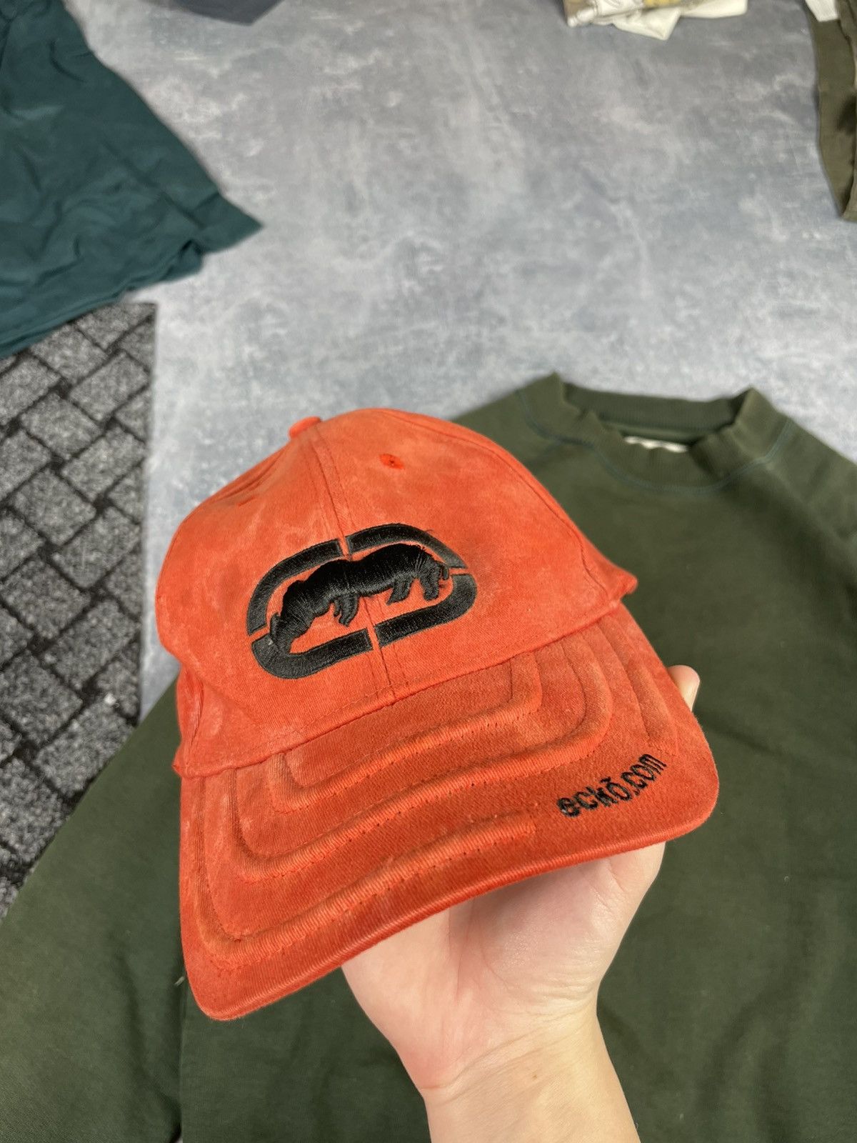 Ecko Unltd. × Vintage Vintage 99s flex fit Ecko unltd like Karl Kani Rap Hip Cap Size ONE SIZE - 9 Thumbnail