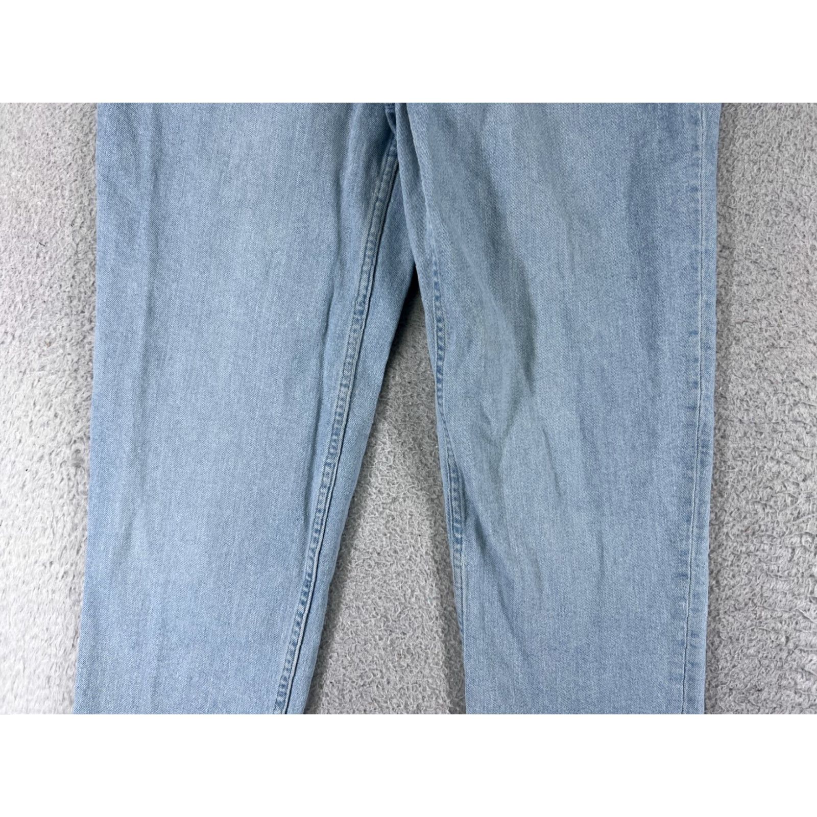 Calvin Klein Calvin Klein Jeans Women Blue Denim Straight Mid Rise 30 Jeans Pants 5-Pocket Regular Stretch Light Wash Vintage No Size 30" / US 8 / IT 44 - 3 Thumbnail