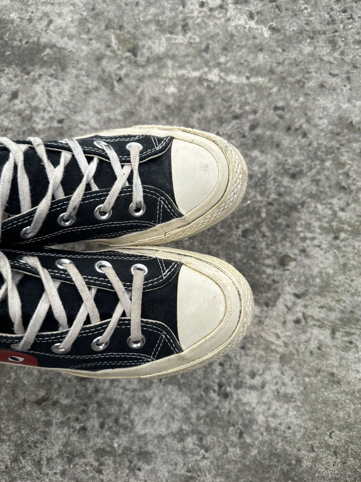 Comme des Garcons Y2K Converse Play Comme Des Garçons Logo Low Sneakers 36.5 Size US 6 / IT 36 - 3 Thumbnail