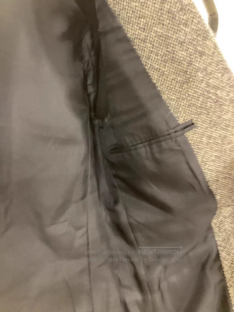 Saint Laurent Paris Saint Laurent Paris Leather patched wool suit jacket Size US S / EU 44-46 / 1 - 6 Thumbnail