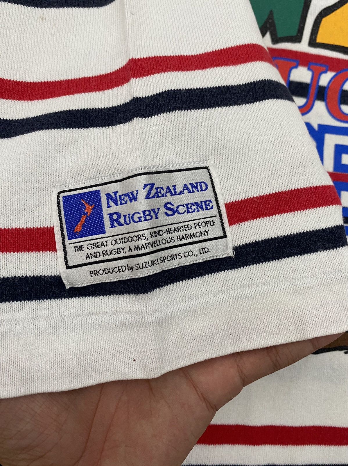 Sports Specialties × Vintage New Zealand rugby scene by Suzuki t-shirt Size US L / EU 52-54 / 3 - 3 Thumbnail