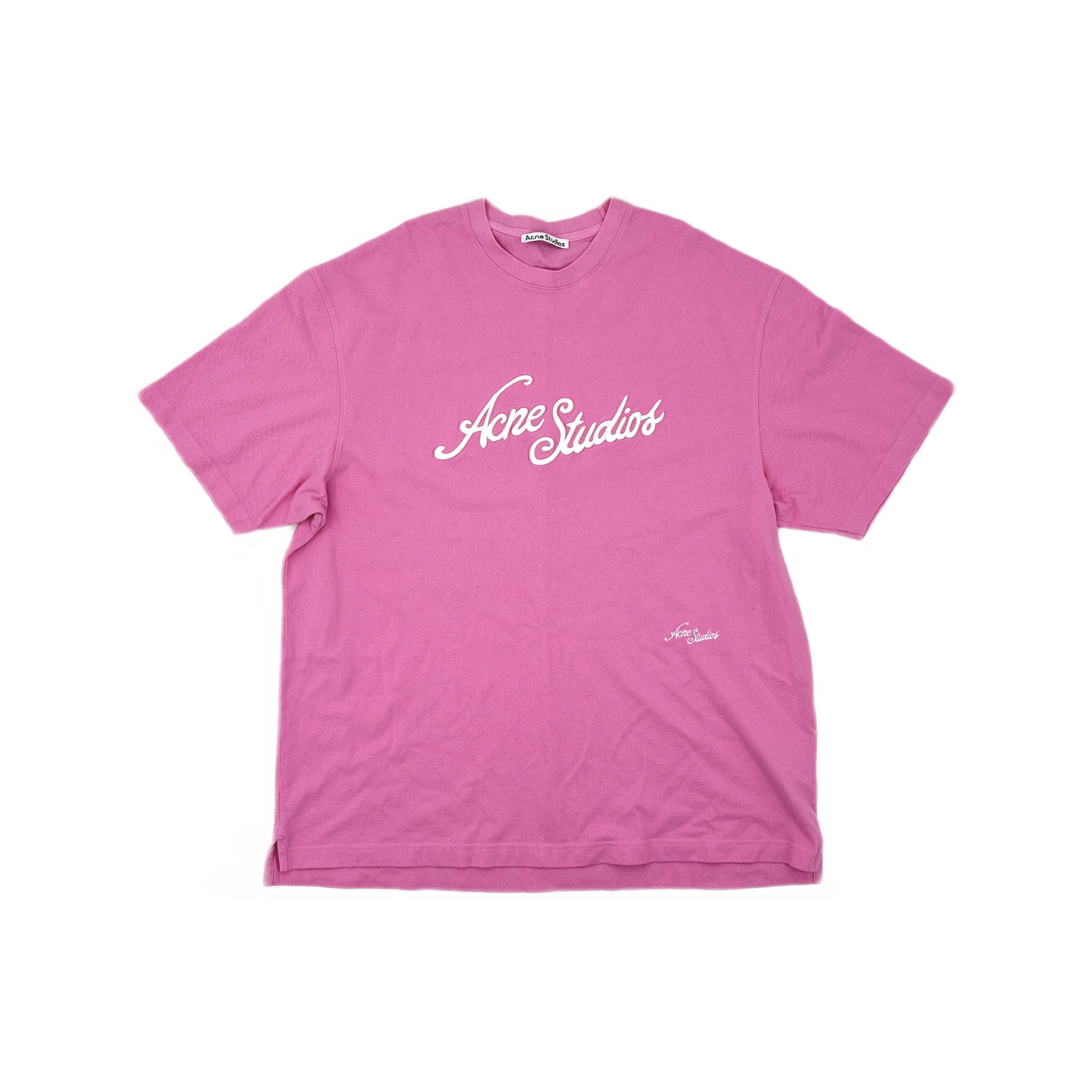 Acne Studios Acne Studios Embroidered Logo T-Shirt Size XXL Size US XXL / EU 58 / 5 - 1 Thumbnail