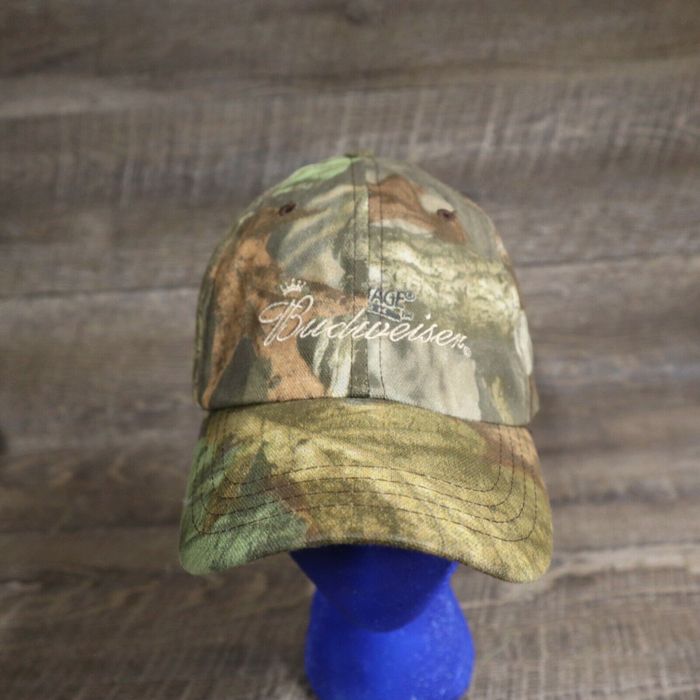 Budweiser Budweiser Outdoors Baseball Cap Hat Camouflage With