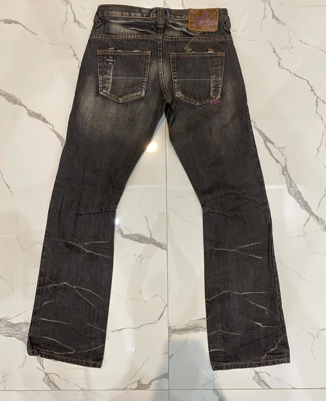 Tornado Mart Pprs distressed vintage denim faded Size US 30 / EU 46 - 4 Thumbnail