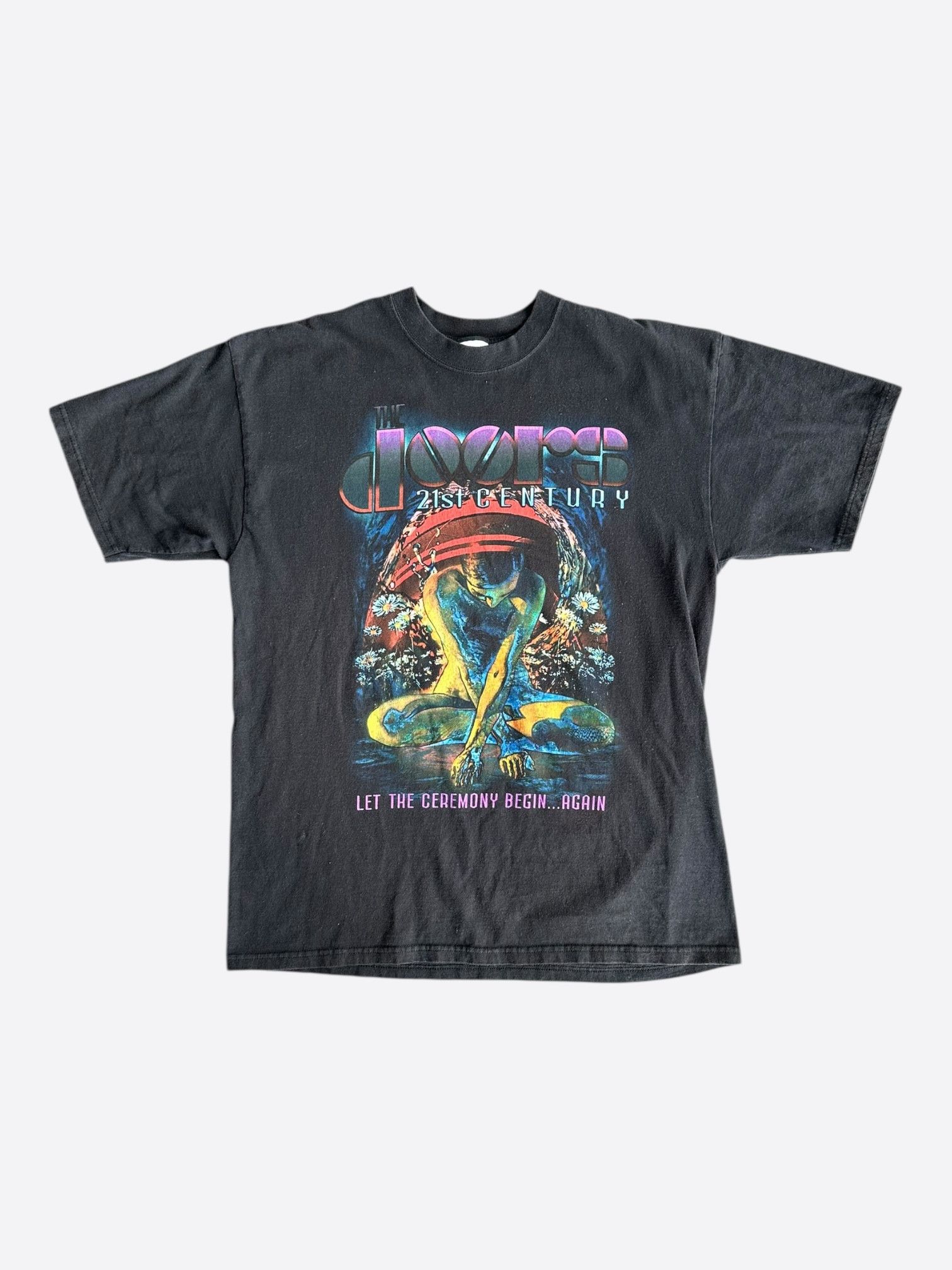 Vintage Vintage Black The Doors 21st Century Band T-Shirt Size US L / EU 52-54 / 3 - 1 Thumbnail