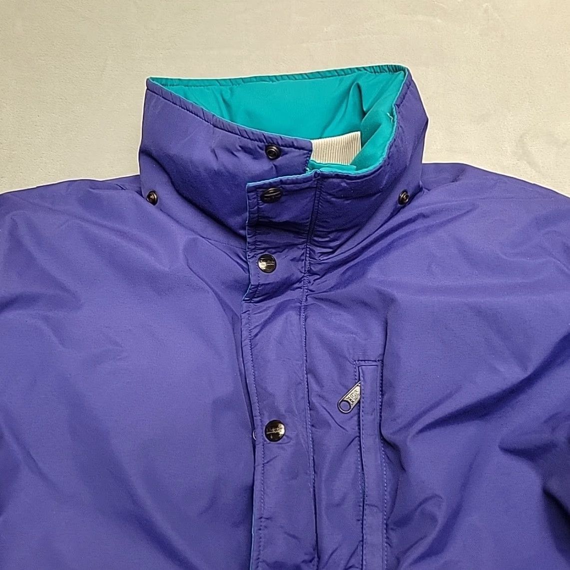 Vintage VINTAGE L.L. Bean Penobscot Parka Mens Large Blue Goose Down Quilted Puffer USA Made Size US L / EU 52-54 / 3 - 3 Thumbnail