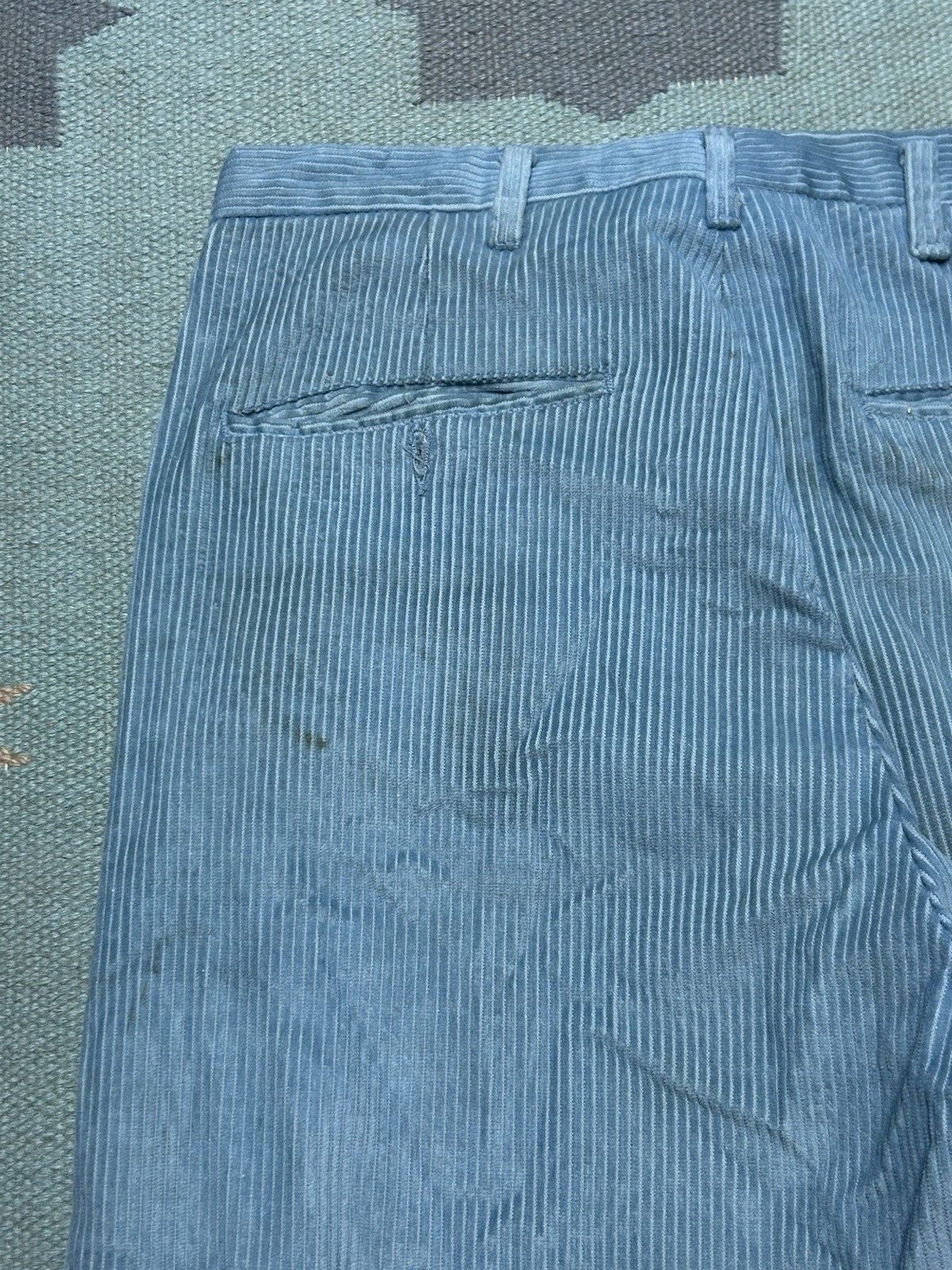 Vintage Vintage 1960s corduroy pants straight leg worn stained 28x29 Size US 28 / EU 44 - 13 Thumbnail